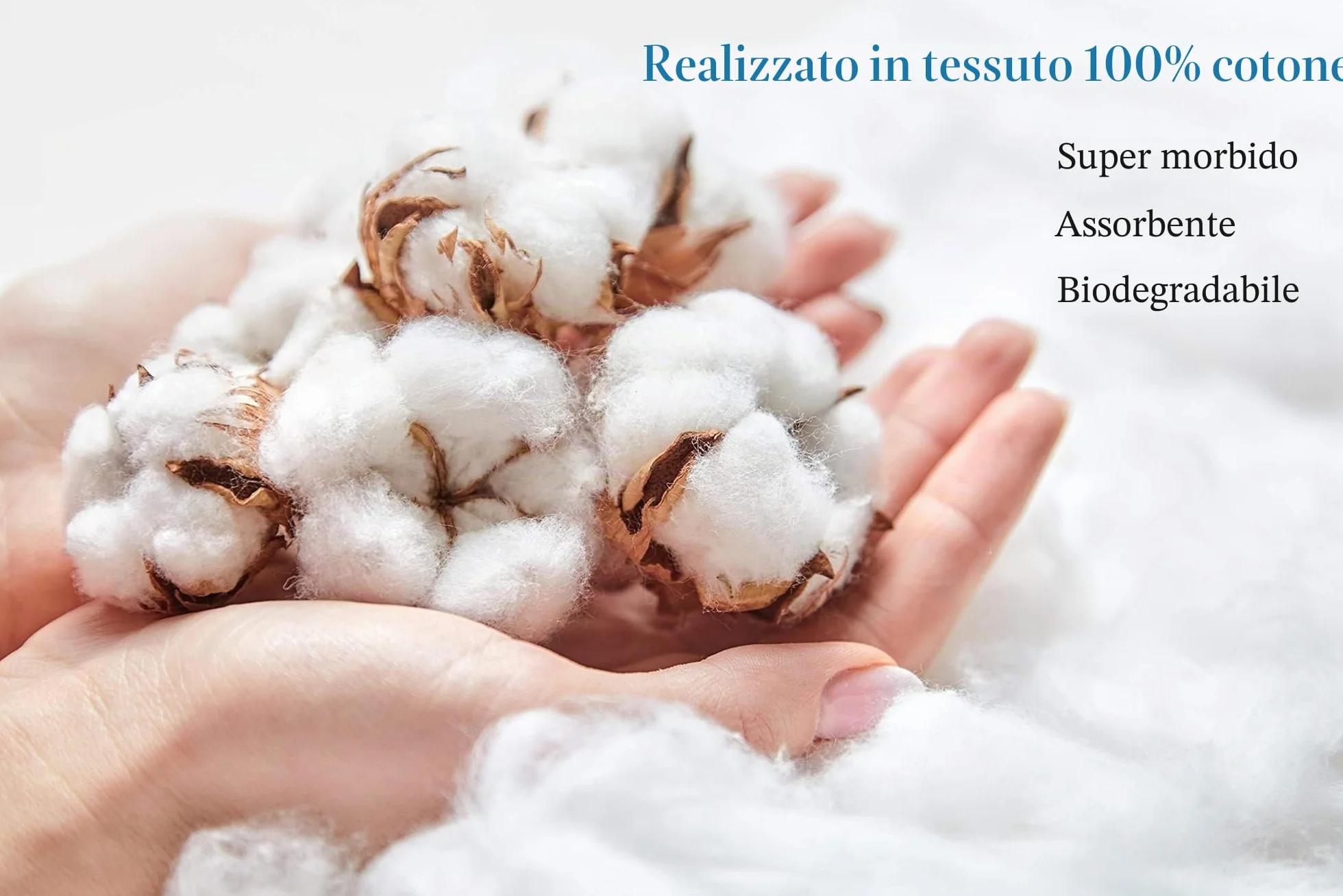 Ivyone Salviette Asciutte in Puro Cotone 600 pz 100% Naturale Biodegradabile per Neonati Viso Struccante Asciugamani Monouso