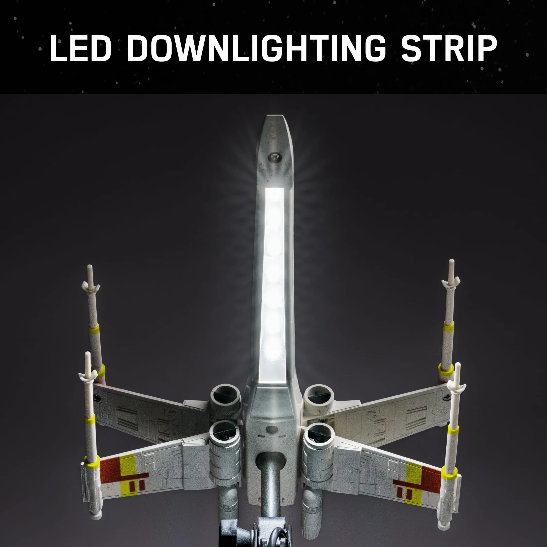 Luce da Scrivania Star Wars X Wing Replica con Illuminazione LED, USB, 15cm Larga