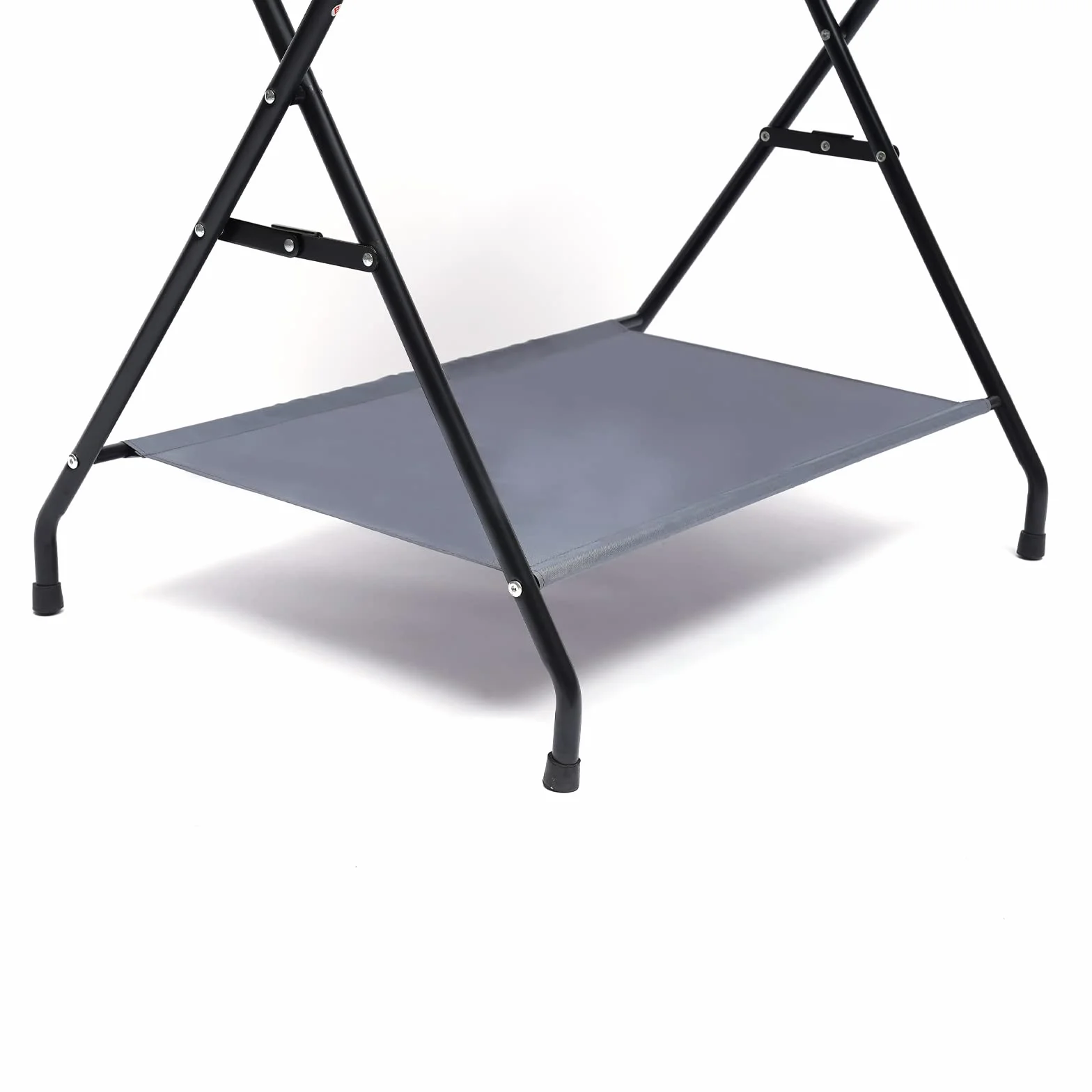 Fasciatoio portatile pieghevole per neonati con cintura di sicurezza 80x63x96 cm
