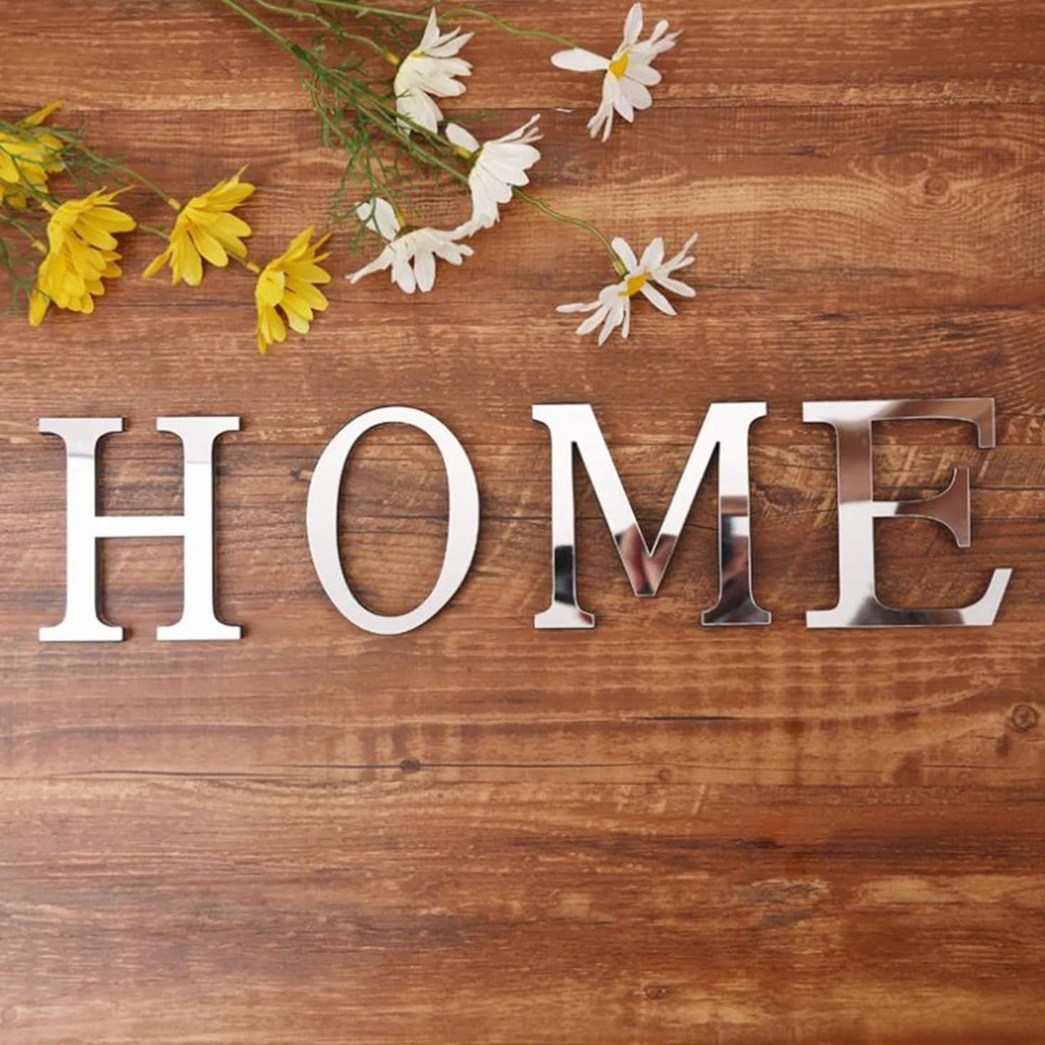 3D Acrilico Specchio Adesivi Da Parete 26 Lettere Cuore Forma Arbitrale Decor per Home