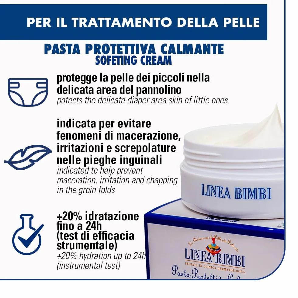Helan Linea Bimbi Bio Pasta Protettiva Calmante Crema Cambio Pannolino 100g
