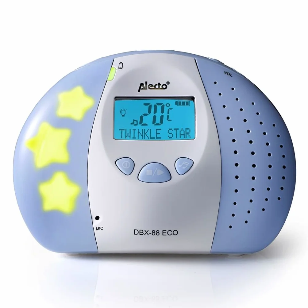 Alecto Bambino DBX-88 ECO DECT Baby Monitor Audio Babyphone con Connessione Sicura