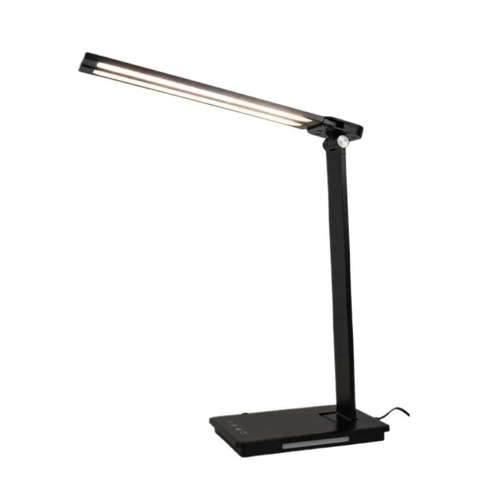 Lampada da scrivania a LED, lampada da lettura for studio da camera | LED, alimentazione USB, controllo touch, dimmerabile, luce da lettura da studio(Black)