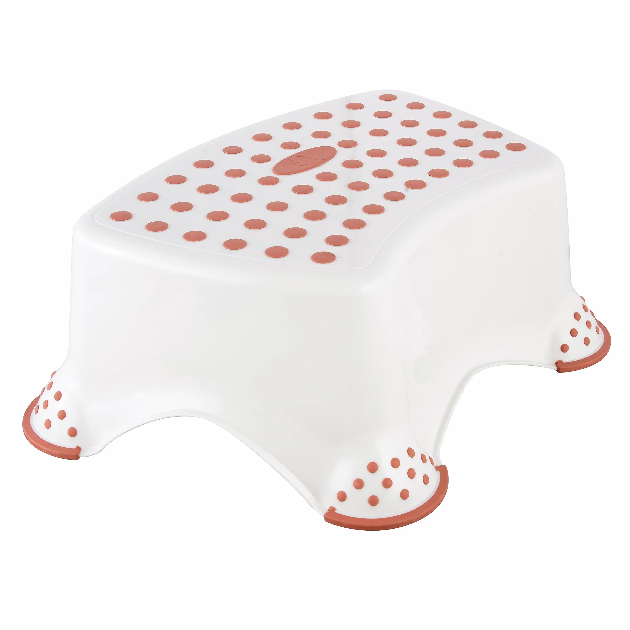 Keeper Scaletta a 1 Gradino Arcobaleno per Bambini Antiscivolo Bianco