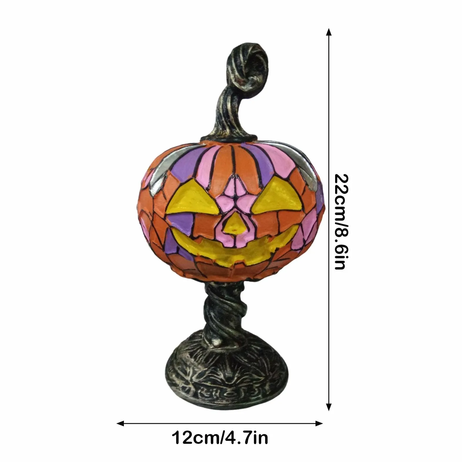 Generico Lampada a forma di di Halloween Luce LED Halloween Per Comodino | Lampada Da Comodino Per Creare Atmosfera Autunnale Nella Casa Soggiorno Camera E Feste Halloween