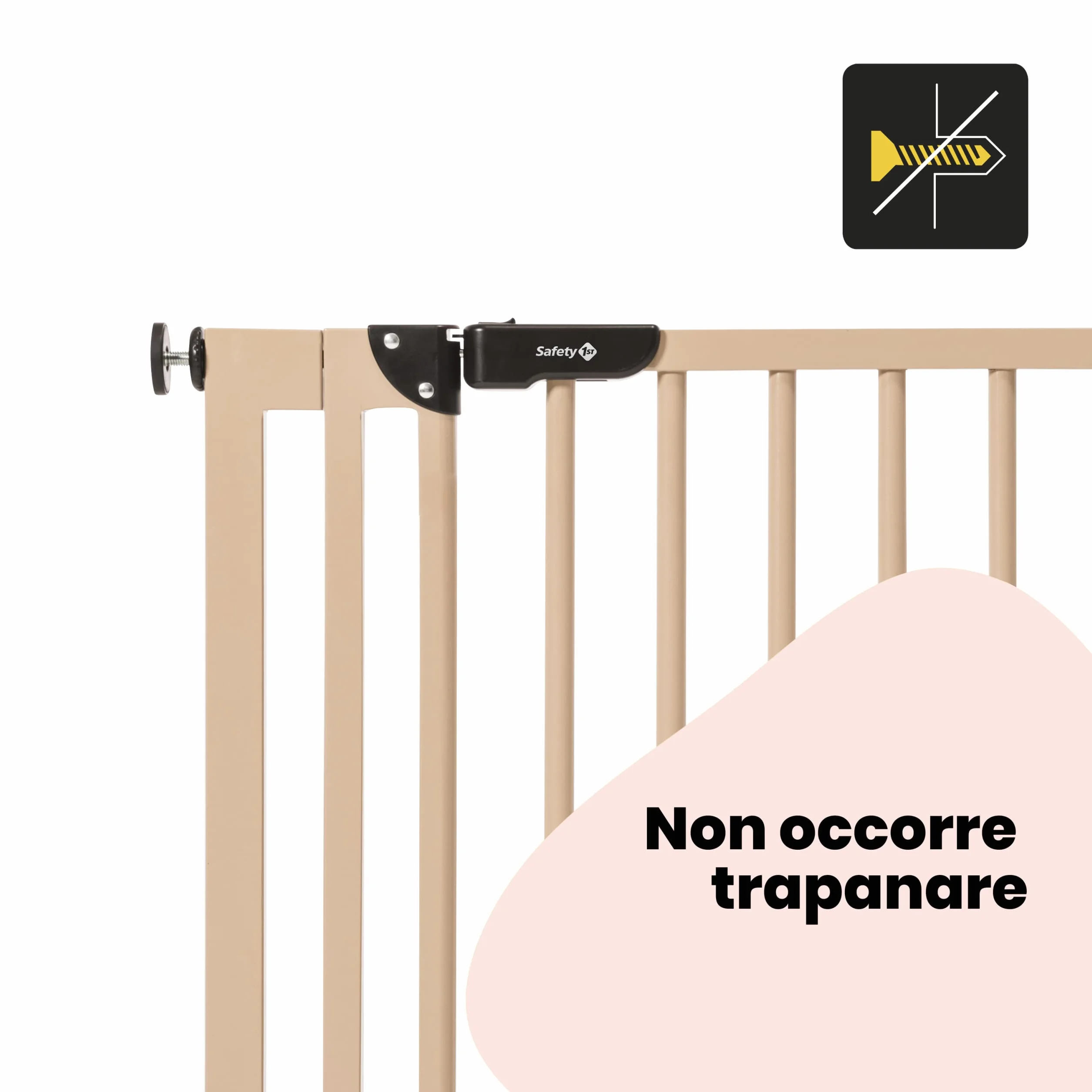 Safety 1st Estensione Cancelletto di Sicurezza 7 cm Prolunga Compatibile Essential Wooden Legno Naturale