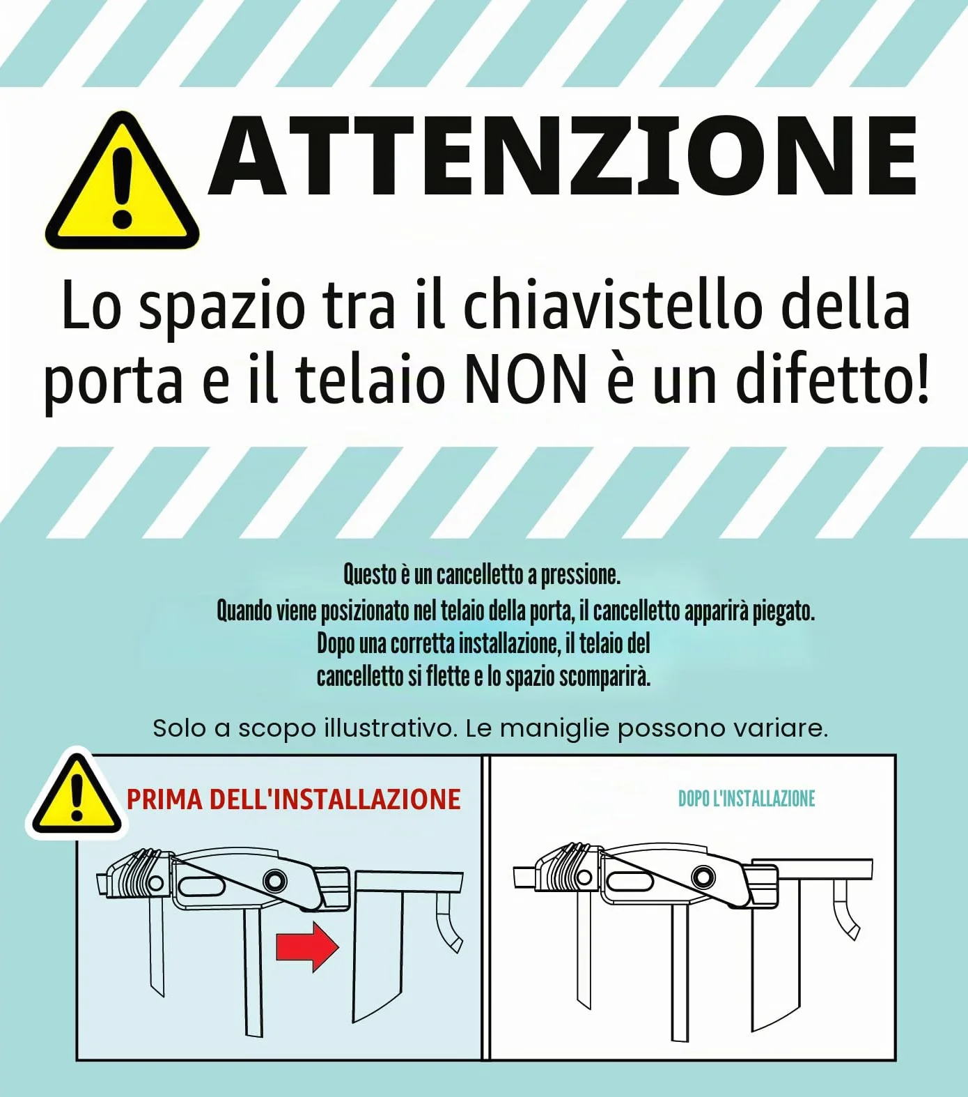 Regalo Safety Extra Wide Baby Gate for Doorways & Stairs, Fits 73.6-122cm, Pressure Mounted, Platinum