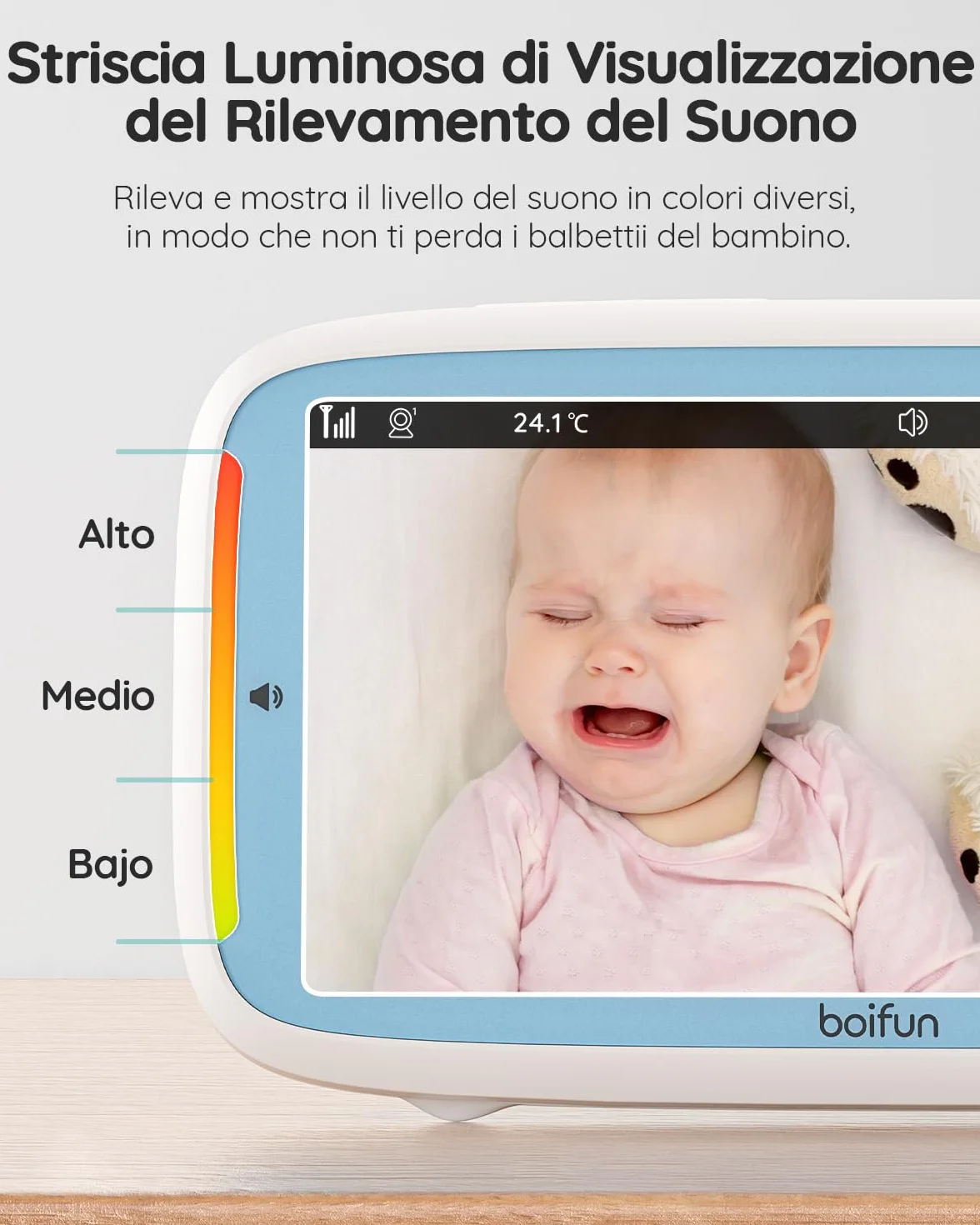 BOIFUN Fotocamera Singola Baby Monitor VB805