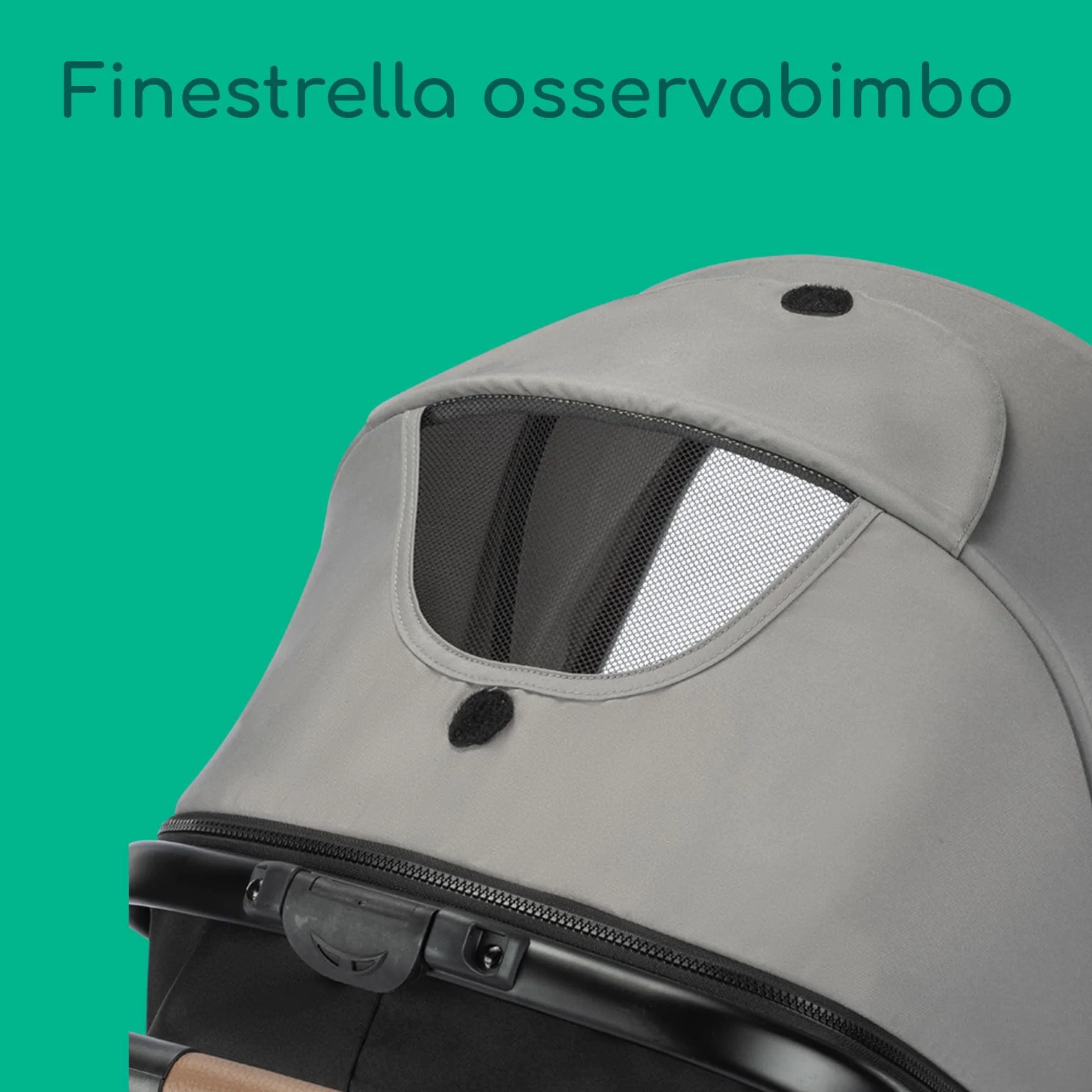 Bebeconfort Haze Trio Lux Passeggino Trio 0-4 anni 22 kg 2 in 1 Tinted Grey