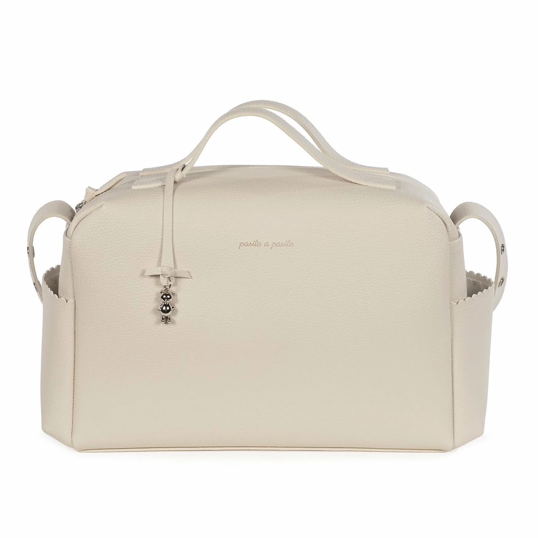 Pasito a Pasito Icon Borsa fasciatoio Hobo rosa beige grigio caramello