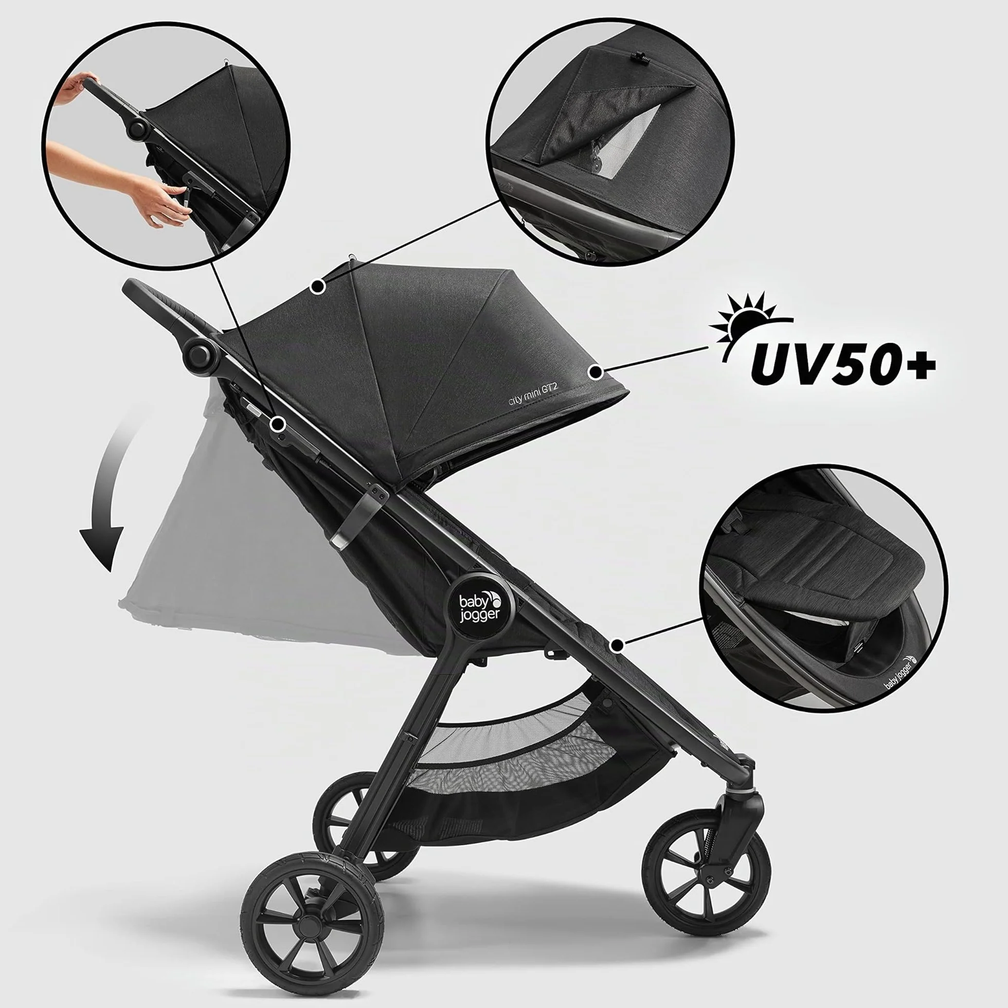 Baby Jogger City Mini GT2 Passeggino Opulent Black