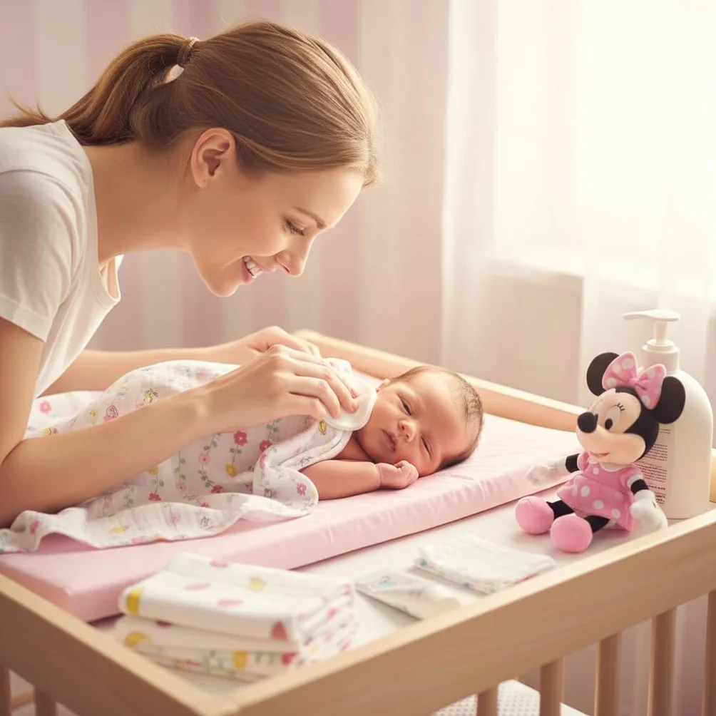 Ellepi Disney Minnie Mussole Cotone Organico 70x70 cm Neonato