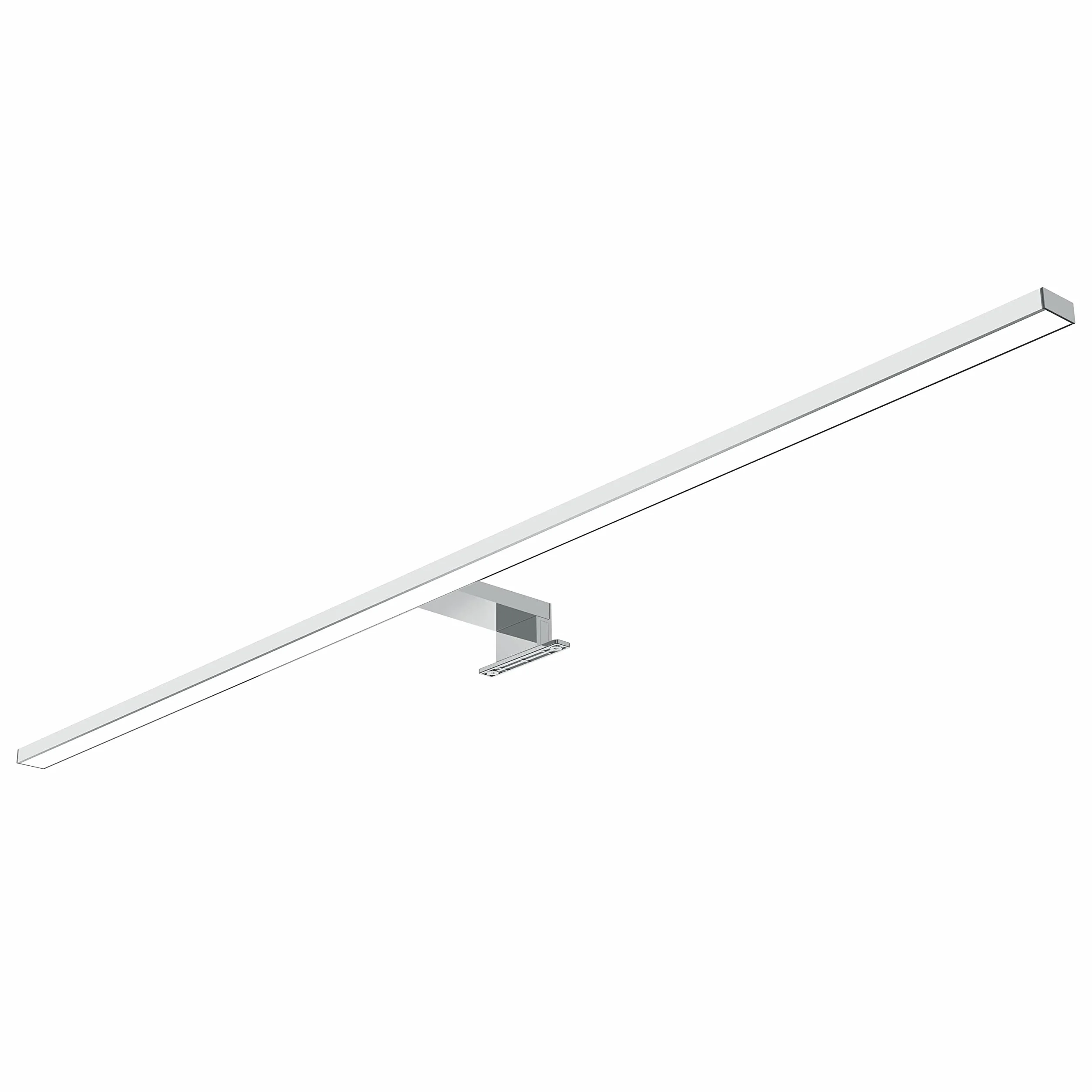 kalb | 80cm LED lampada da bagno lampada a specchio lampada a specchio 230V, grigio argento (bianco neutro)