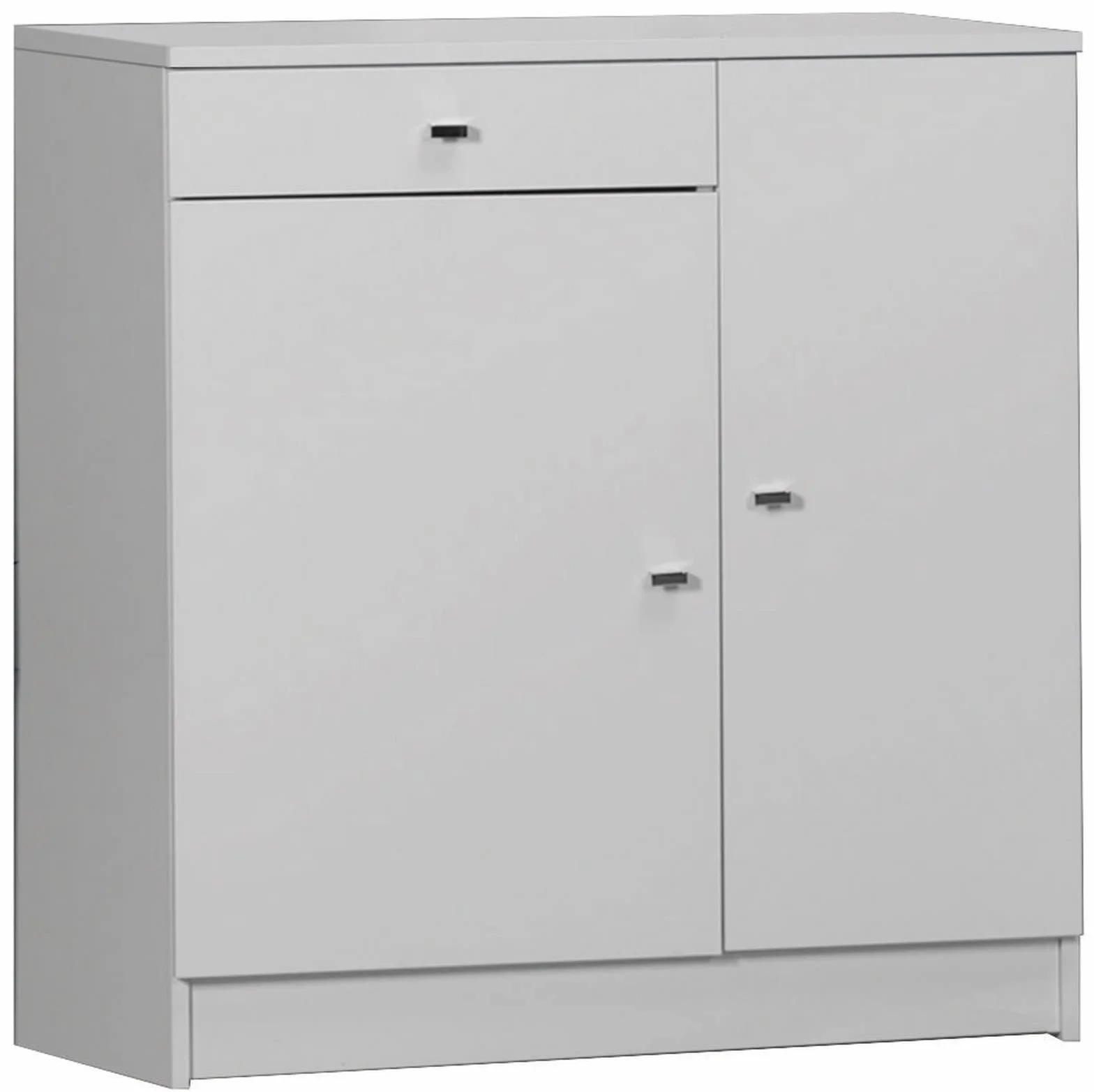 MOBILE 2 ANTE 1 CASSETTO 77X34X80 BIANCO LACCATO 342TL