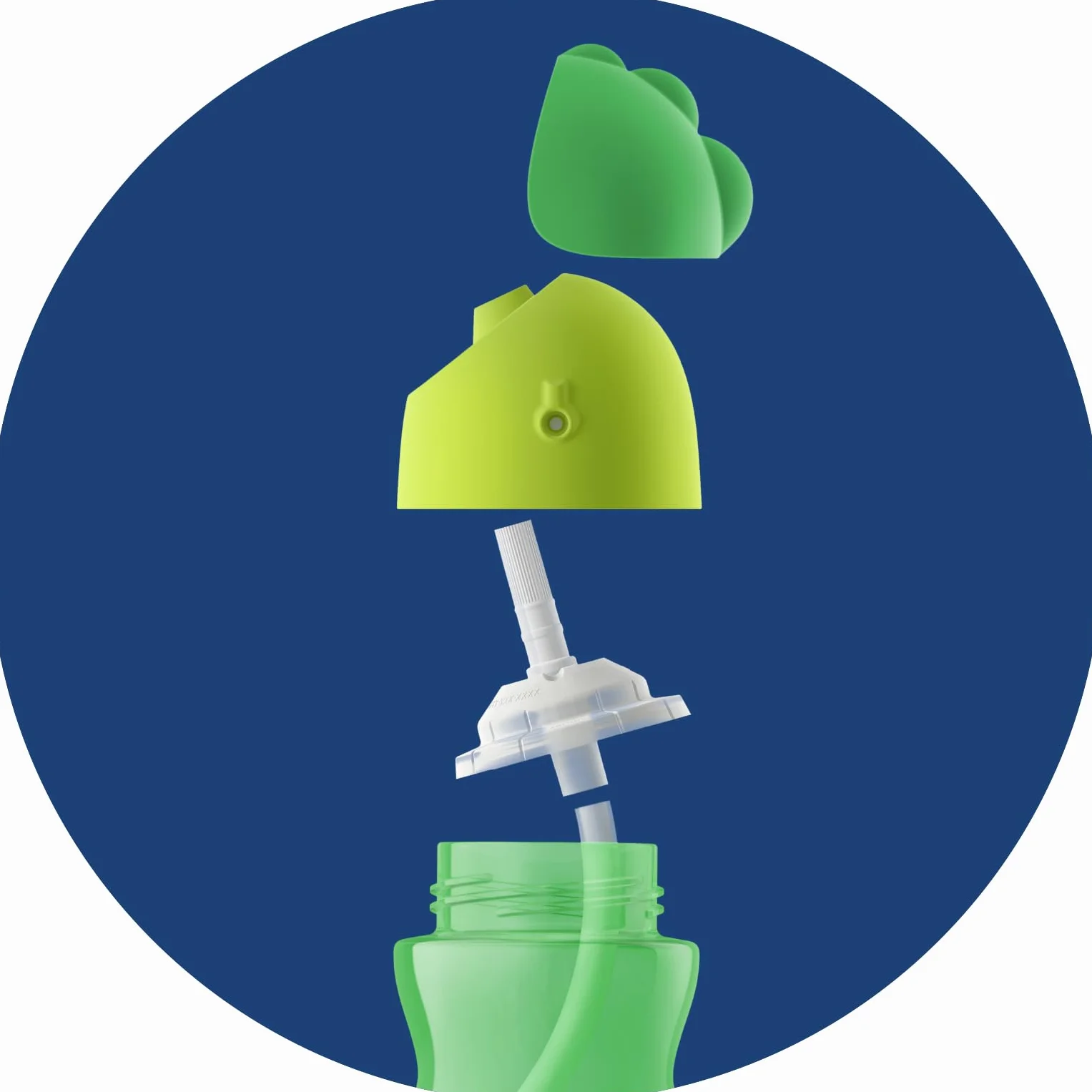 Philips Tazza con Cannuccia 300 ml Verde SCF798/01