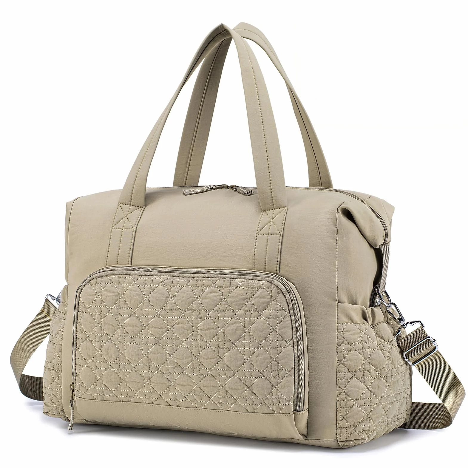 SPAHER 30L Borsone Pannolini Nascita Borsa Neonato Maternità Mamma con Tasca Umida Mommy Baby Bag