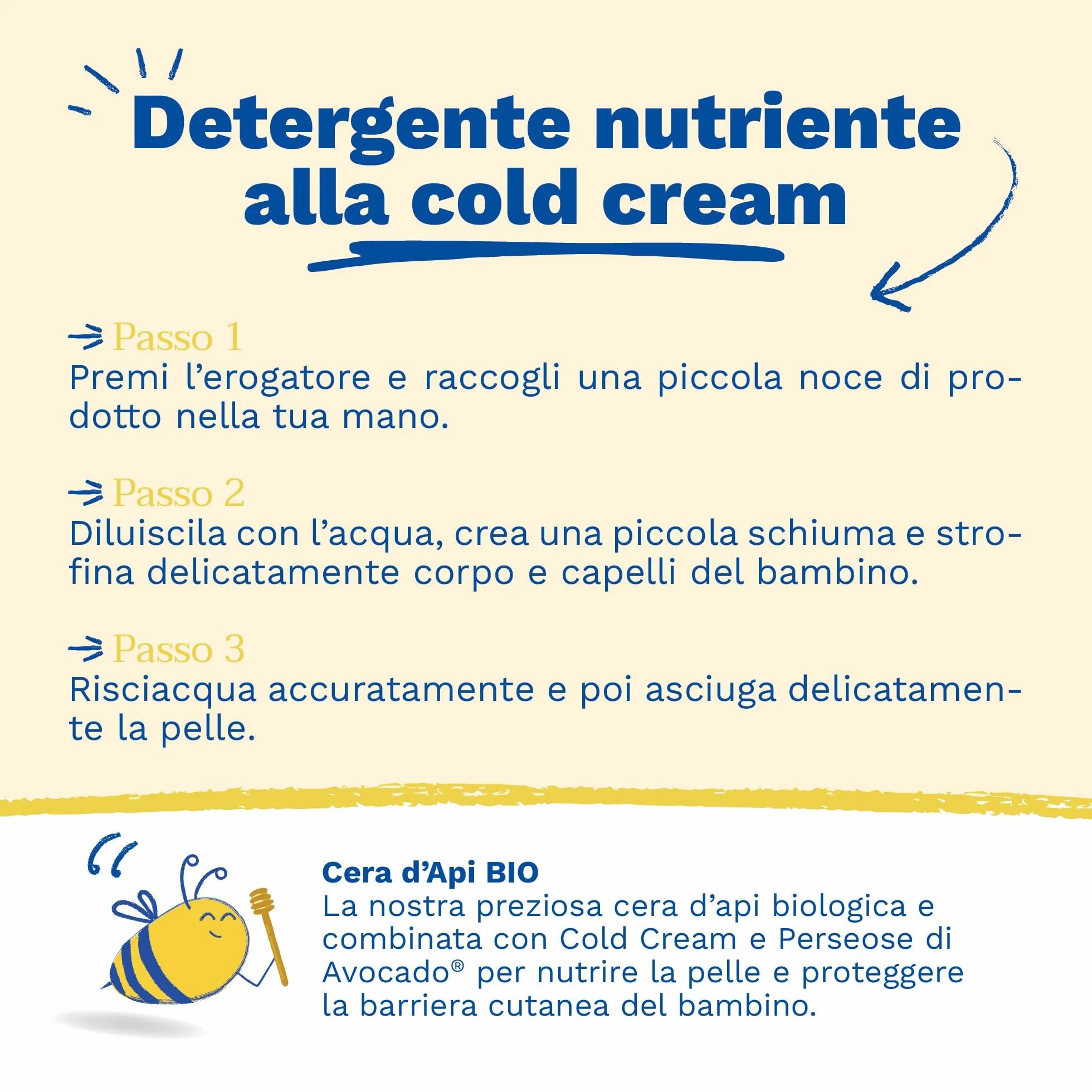 Mustela Gel Detergente Nutriente Cold Cream Naturale Corpo e Capelli 300ml per Pelle Secca