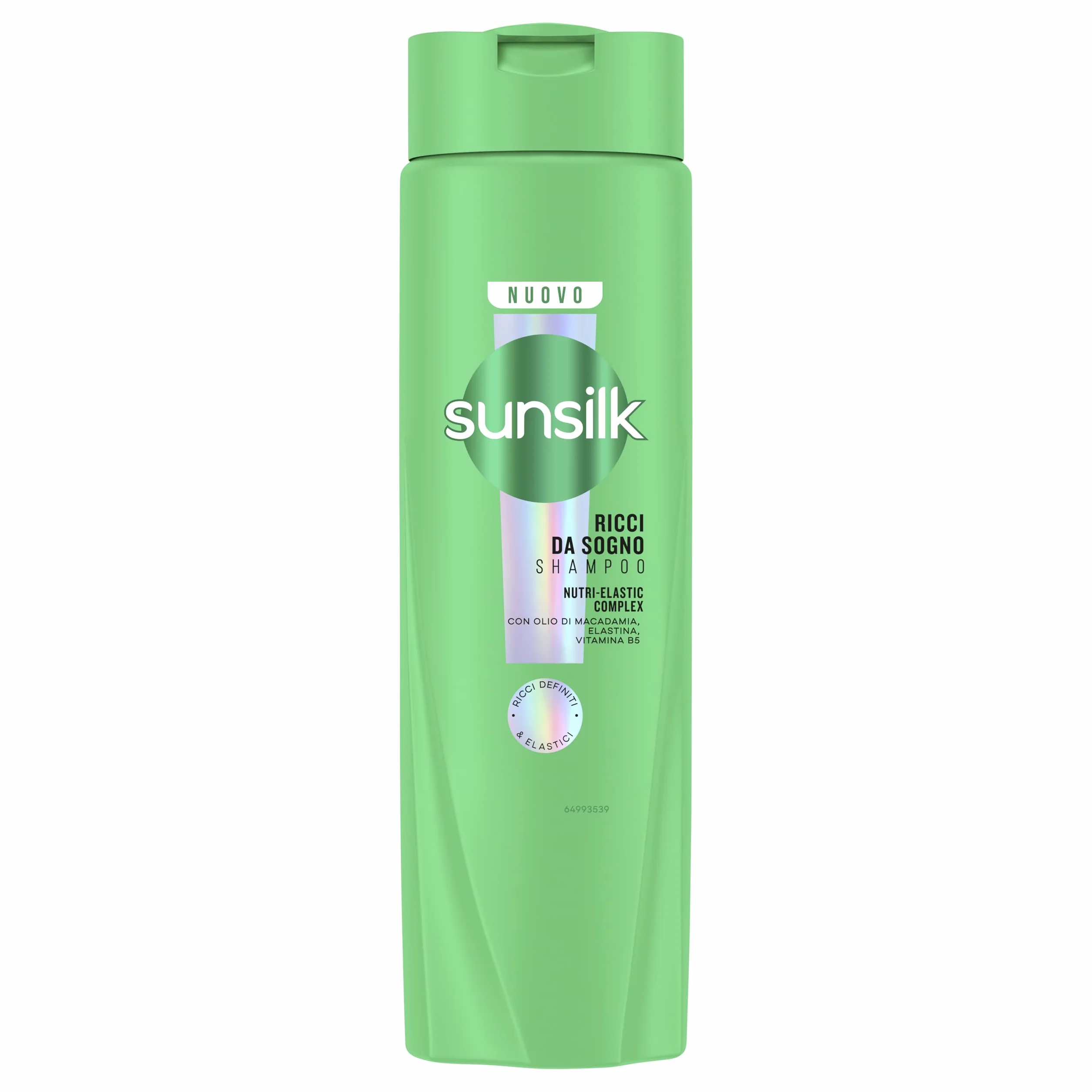 Sunsilk Shampoo Ricci da Sogno 250ml per Capelli Ricci Definiti ed Elastici con Olio di Macadamia, Elastina e Vitamina B5