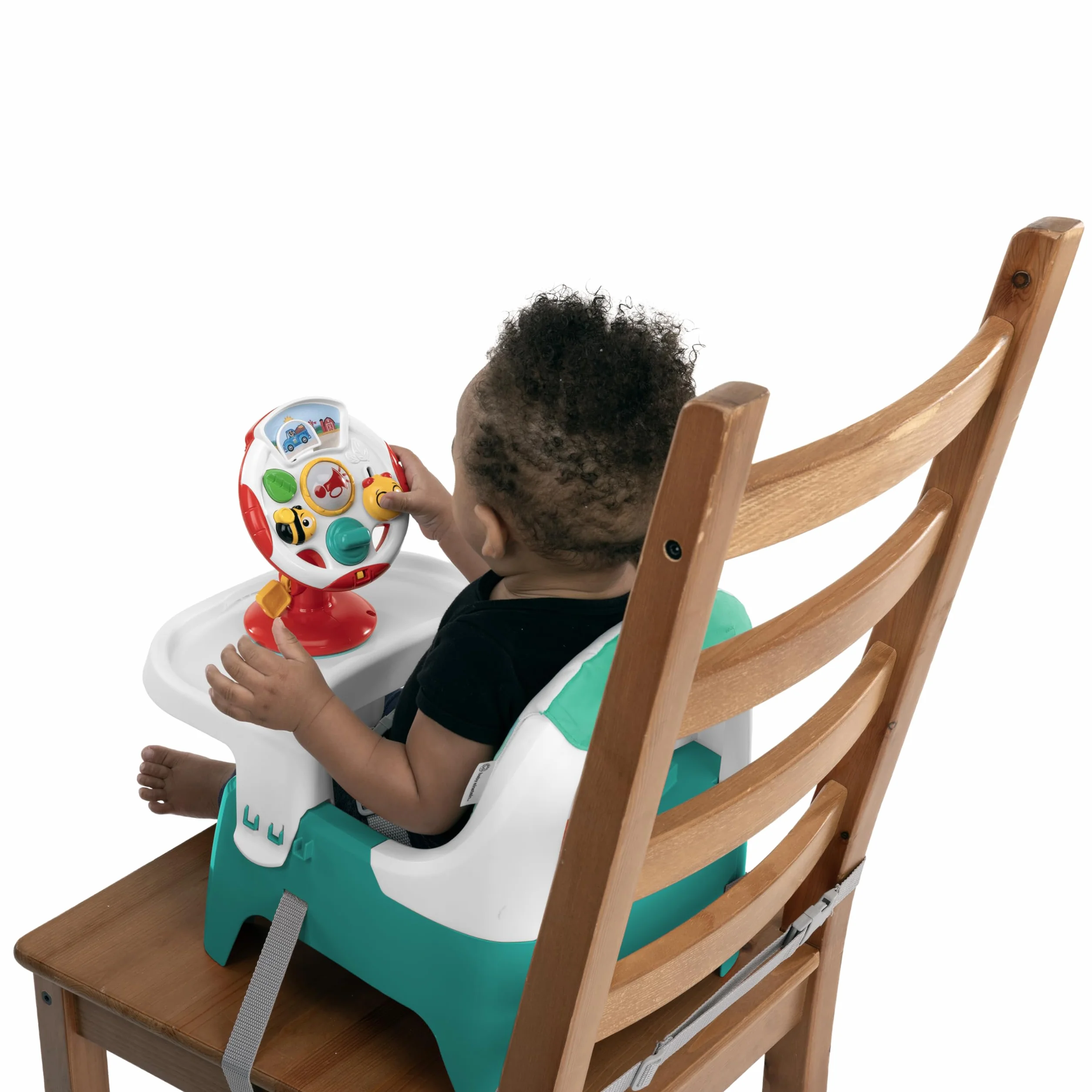 Baby Einstein Farm Explorers Seggiolino Rialzo 2-in-1 Gioco Volante Musicale 6-36 Mesi