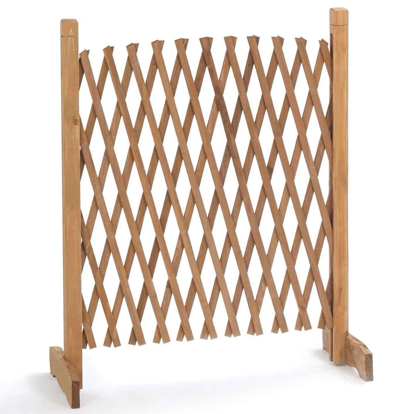 Probache Barriera estensibile in legno reticolato 30-150 cm