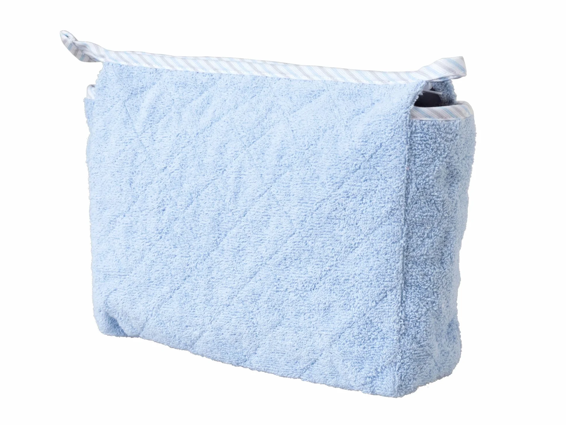 Bustina portatutto con cerniera - Borsa da toilette da viaggio donna, Beauty case in cotone Made in Italy