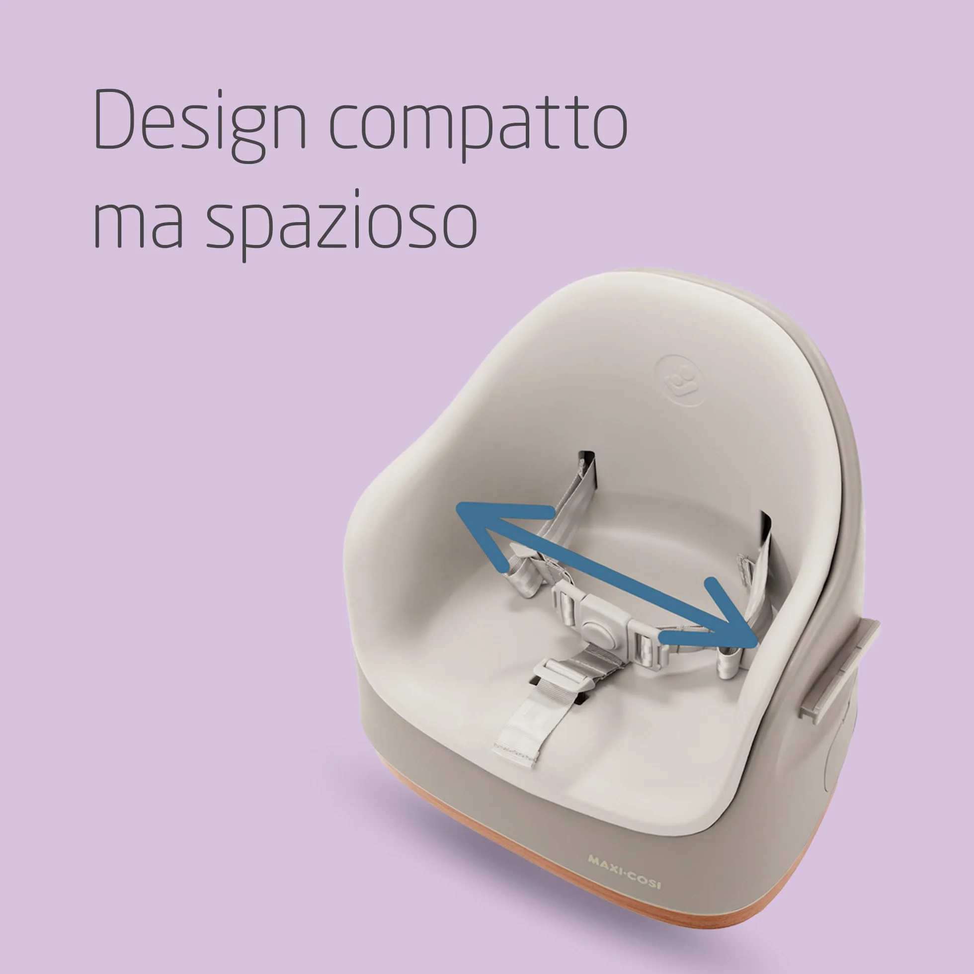Maxi-Cosi Jay Rialzo Sedia Bambini da Tavolo 2 in 1, 6 Mesi - 3 Anni, 9-15 kg, Elegance Beige