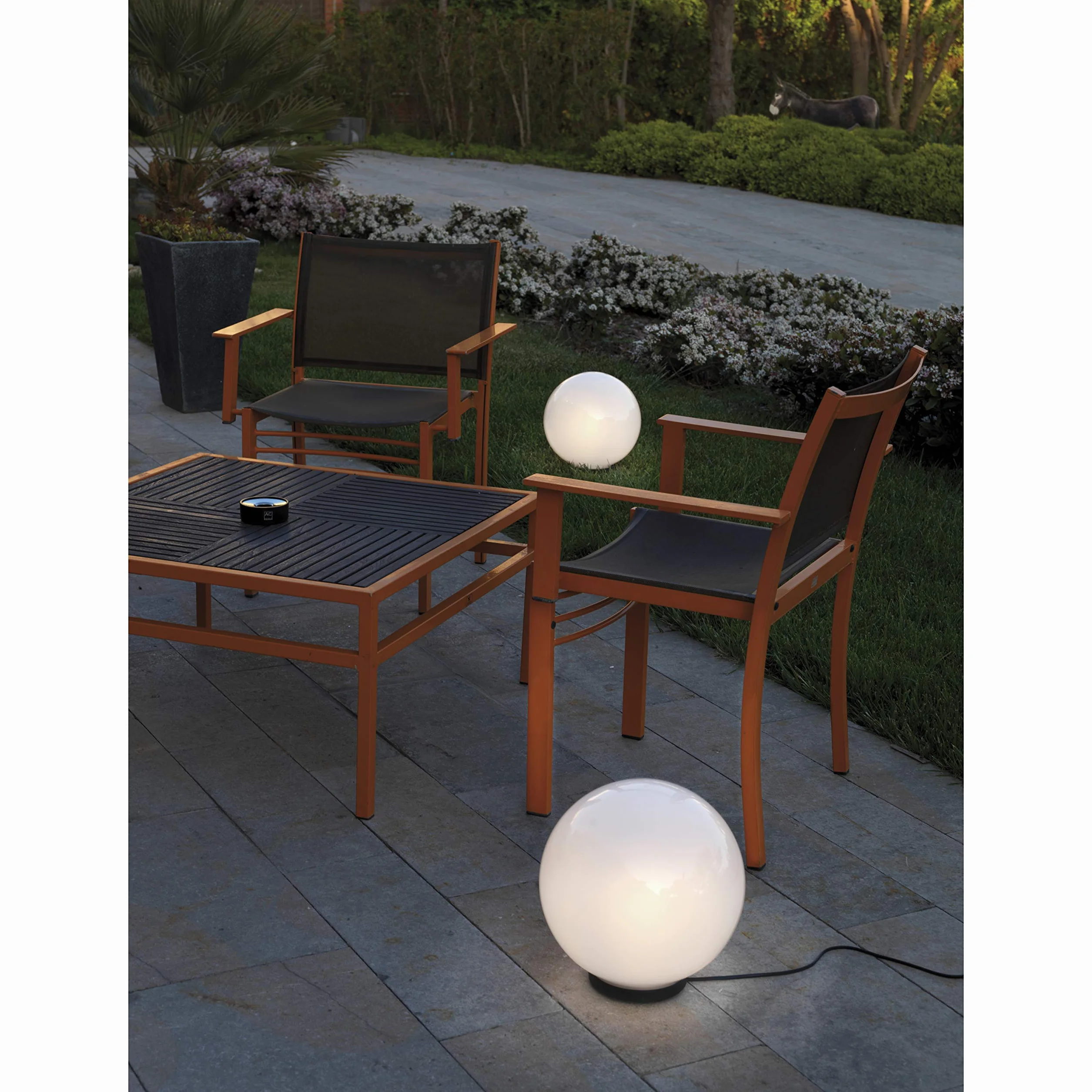 Lampada da terra GLOU per esterno Ø30cm