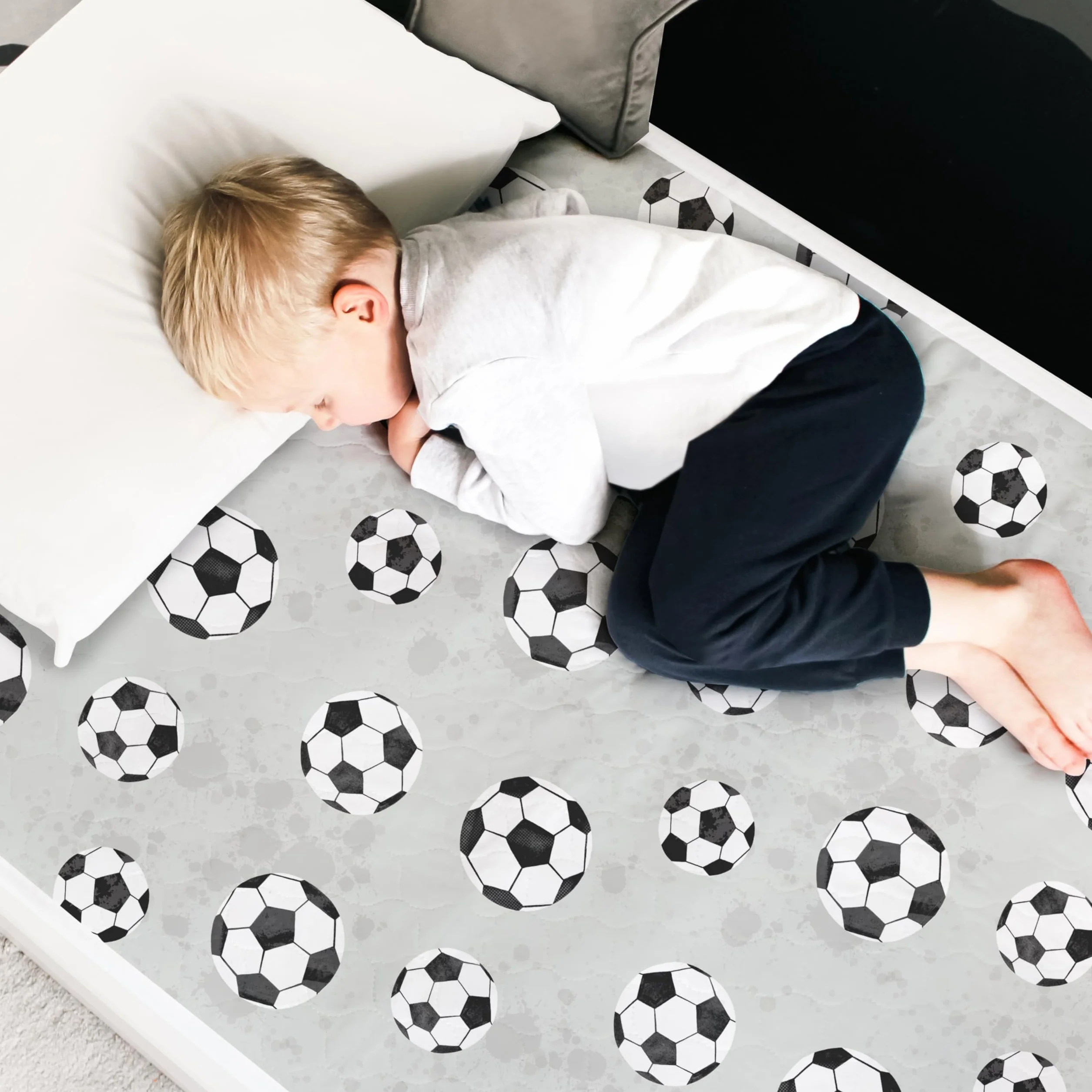 Hygge Sheets Coprimaterasso impermeabile per bambini singoli traspirante lavabile incontinenza con fascia laterale