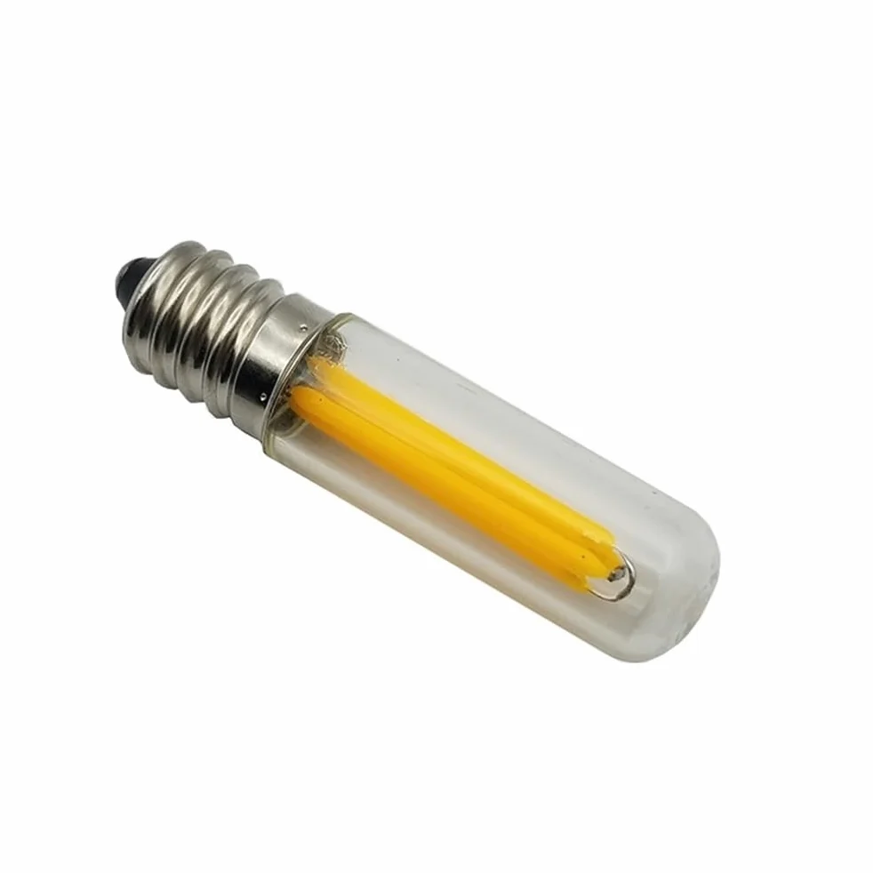 RZL Lighting, Confezione da 50, sorgente luminosa a LED in cristallo T15L AC220V E14/E12 0,5 W/1,5 W/2,5 W luce for frigorifero(6500K cool white,E14 0.5W)