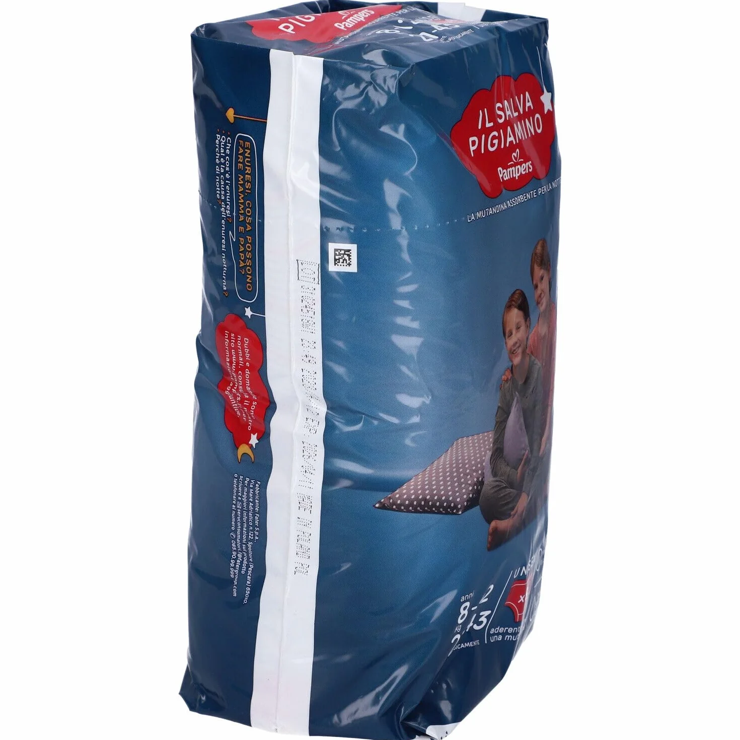 Pampers Il Salva Pigiamino 8-12 anni L/XL (27-43 kg) Enuresi Notturna 54 Pannolini Bambino