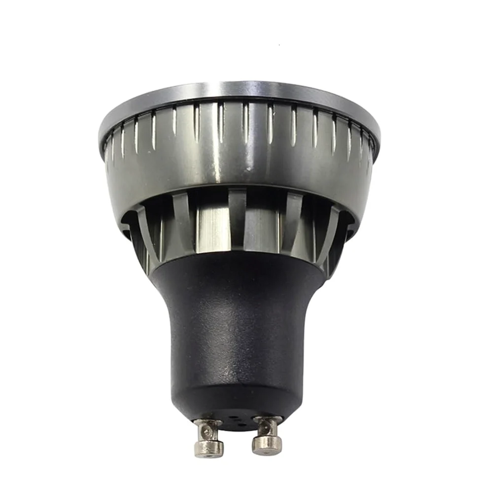 Fengyan Lighting, Confezione da 10, Lampadina Faretto LED COB 220V-240V 5W GU10/GU5.3 Lampadine a Tazza in Alluminio Dimmerabili Illuminazione del Soggiorno(Cold White,GU5.3)