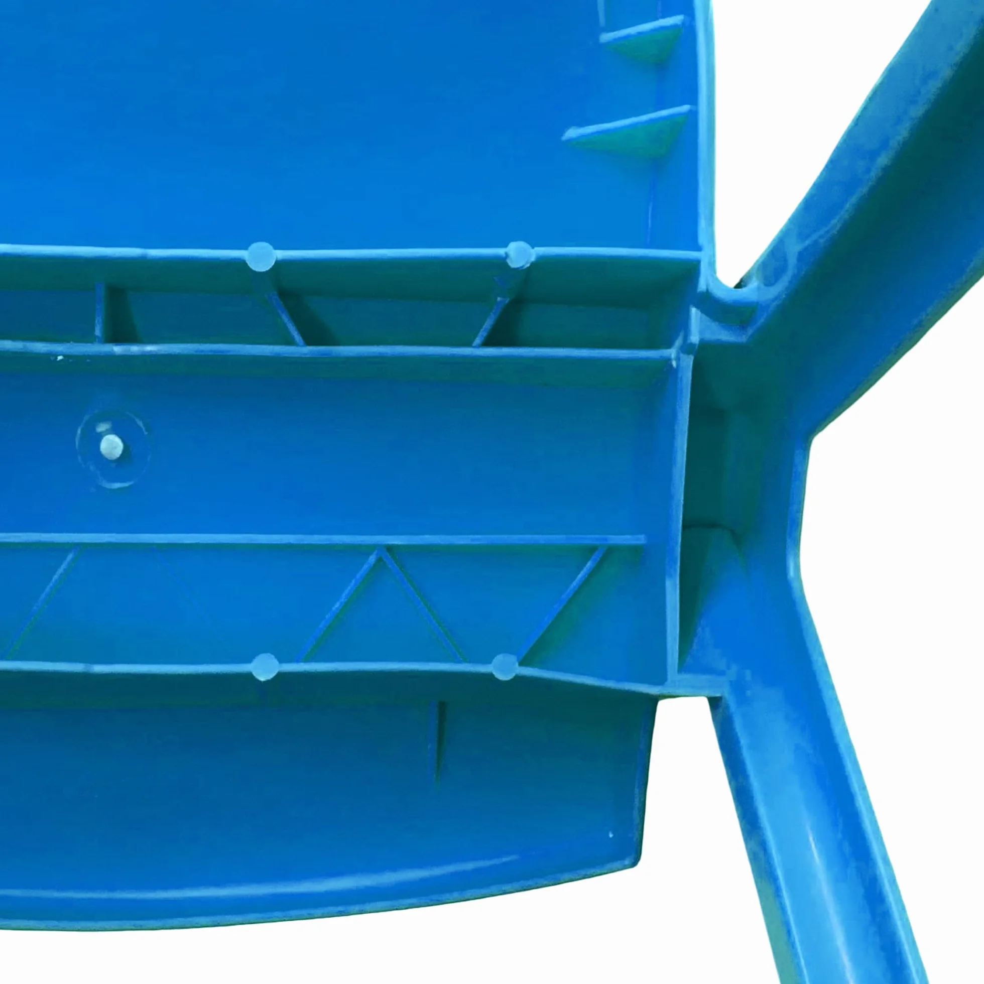 Sicignano Set 3 Pezzi Sedia per Bambini in Plastica Azzurro Impilabile 34x32x48h cm Portata 60 kg Impermeabile