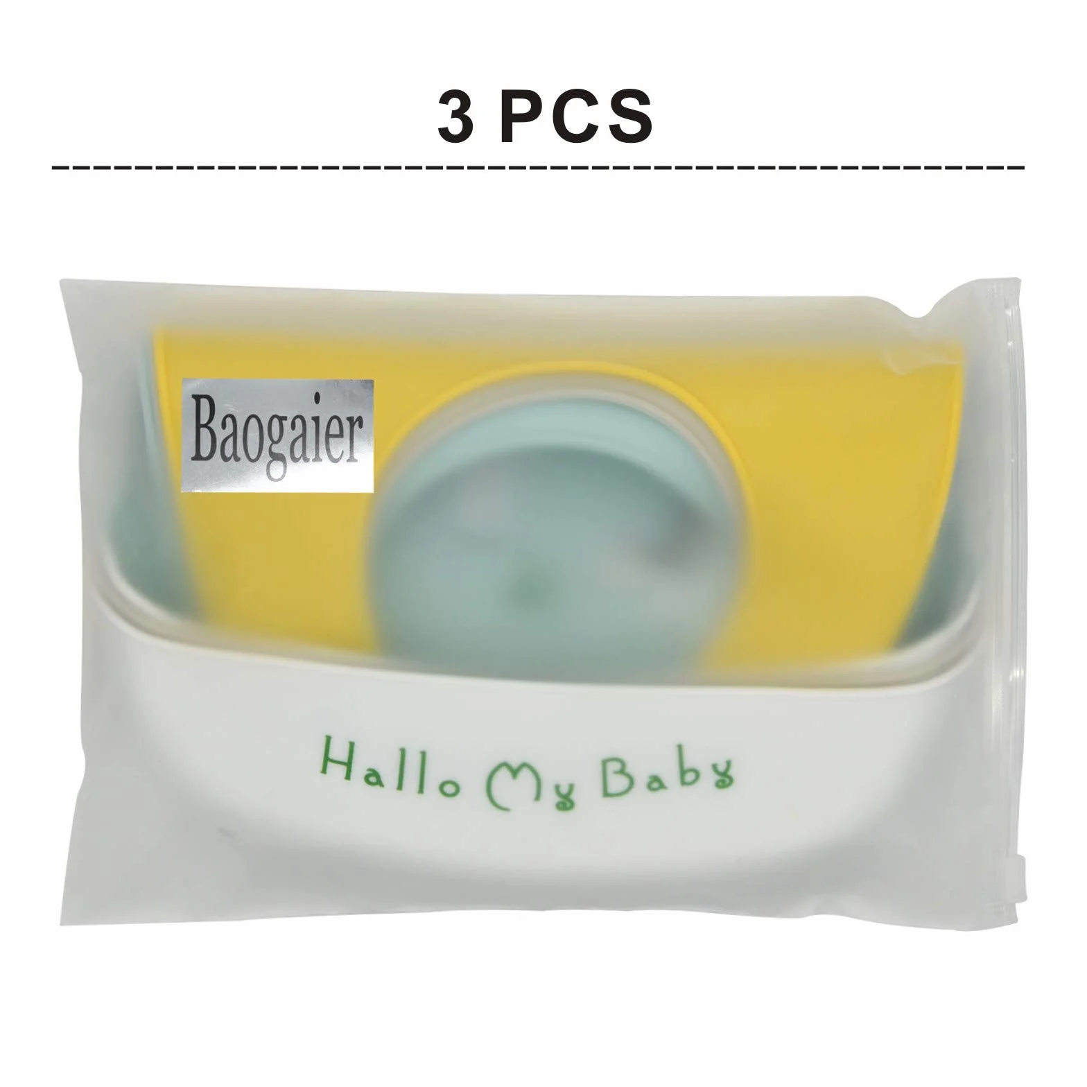 Bavaglini Silicone Bambino 3 Pezzi Neonato Bavaglino Svezzamento con Tasca Raccoglipappa Impermeabili