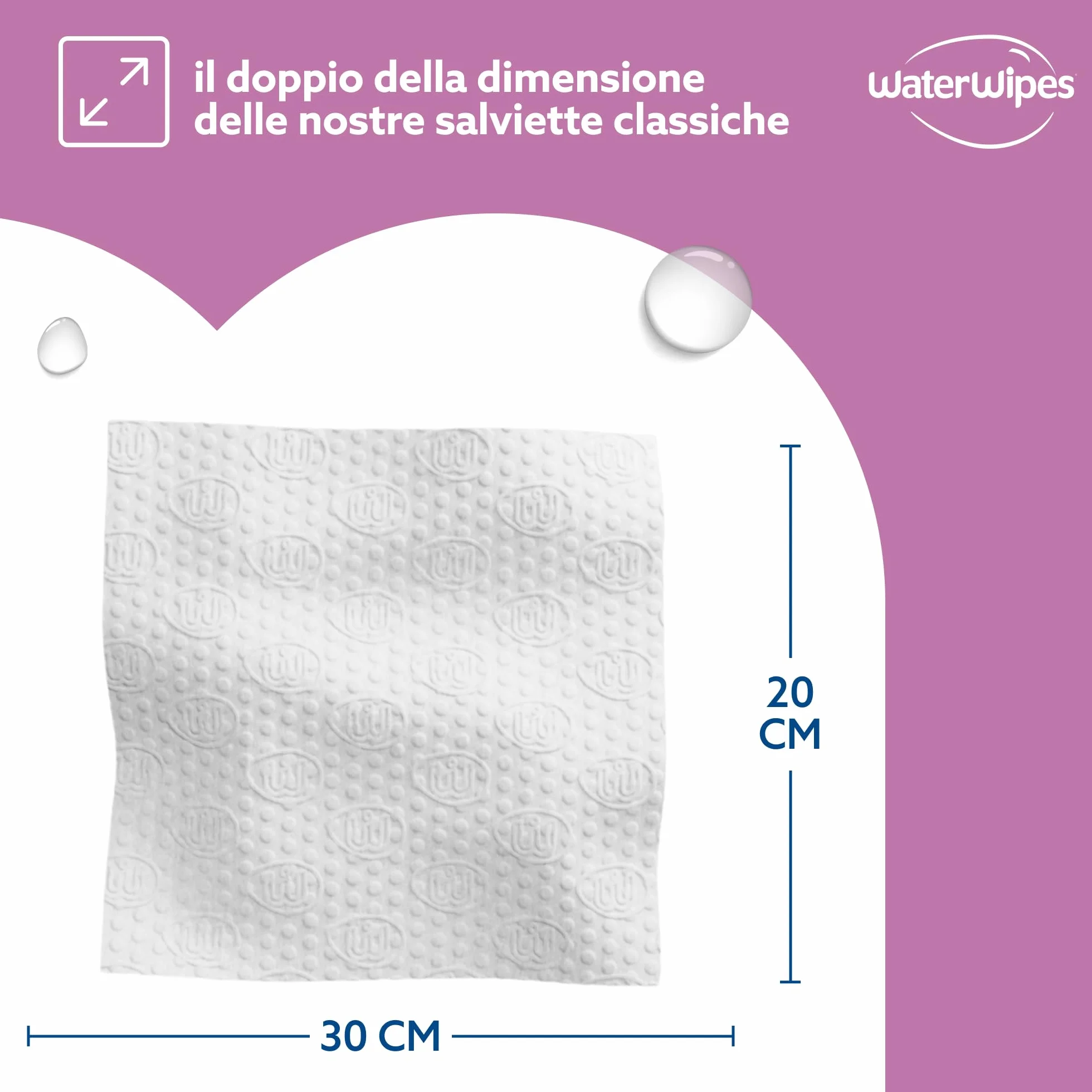 WaterWipes Sensitive+ Body & Intimate Wipes, 90 Pezzi (3 Confezioni), 99,9% Acqua, Senza Profumo