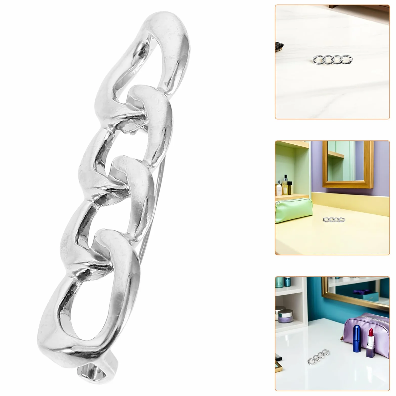 Clip Metallo Stringi Vita per Donna in Lega di Zinco, Fermapantaloni e Gonna Rimovibili