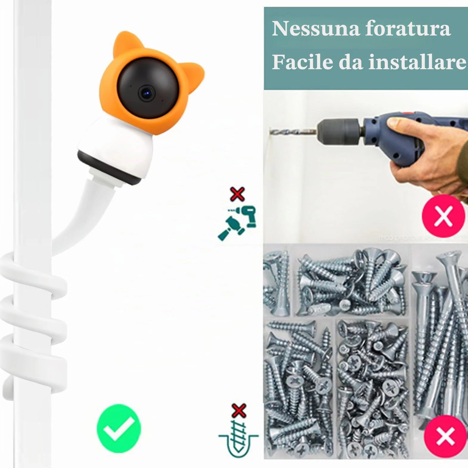Supporto per Monitor Neonato Compatibile con Philips Avent GHB BOIFUN Eufy