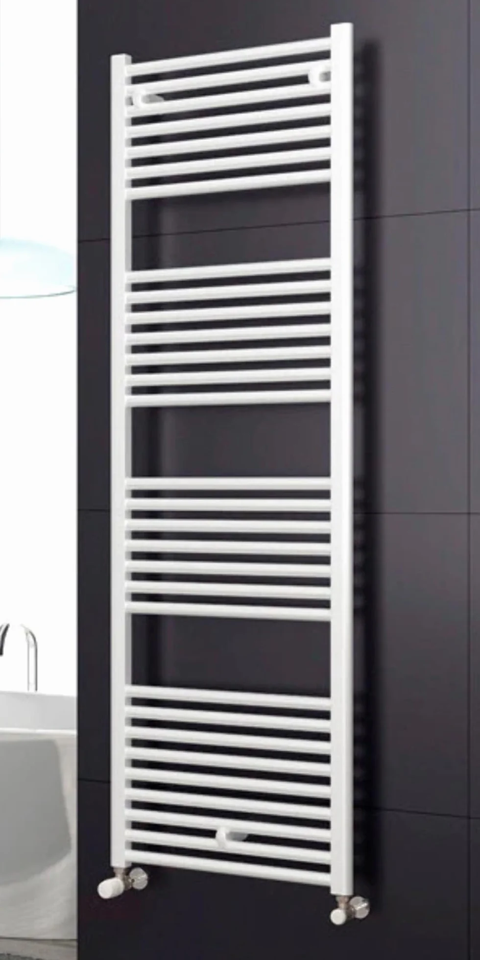 Cordivari Lisa scaldasalviette radiatore termoarredo bianco 1160x450 interasse 400