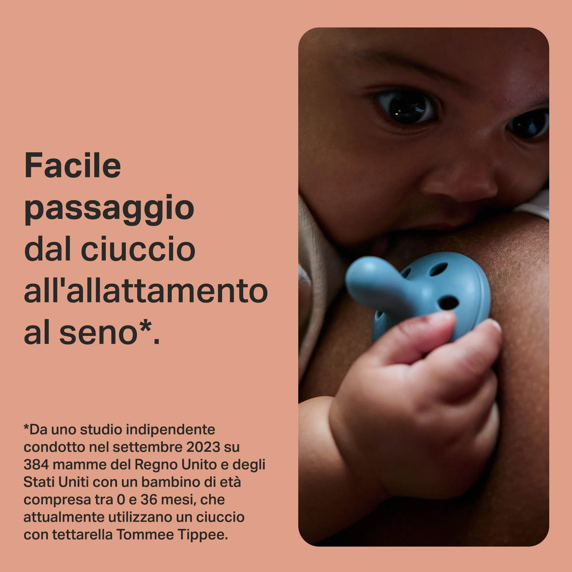 Tommee Tippee Ciuccio Simile al Seno 0-6 Mesi Confezione da 4 Succhietto Ortodontico Leggero Silicone