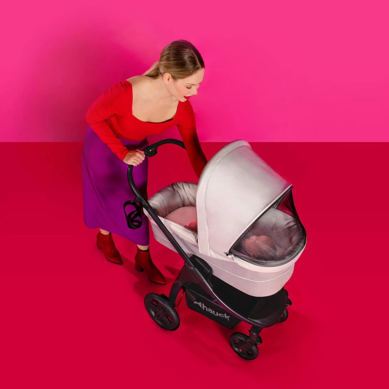 hauck Navicella Saturn R Mars Passeggino 9 kg Materasso Incluso Pieghevole Grigio