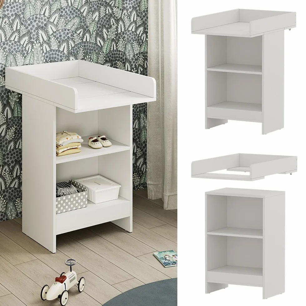 Vicco Fasciatoio Mona Bianco 60 x 103.5 cm per la cura del bambino