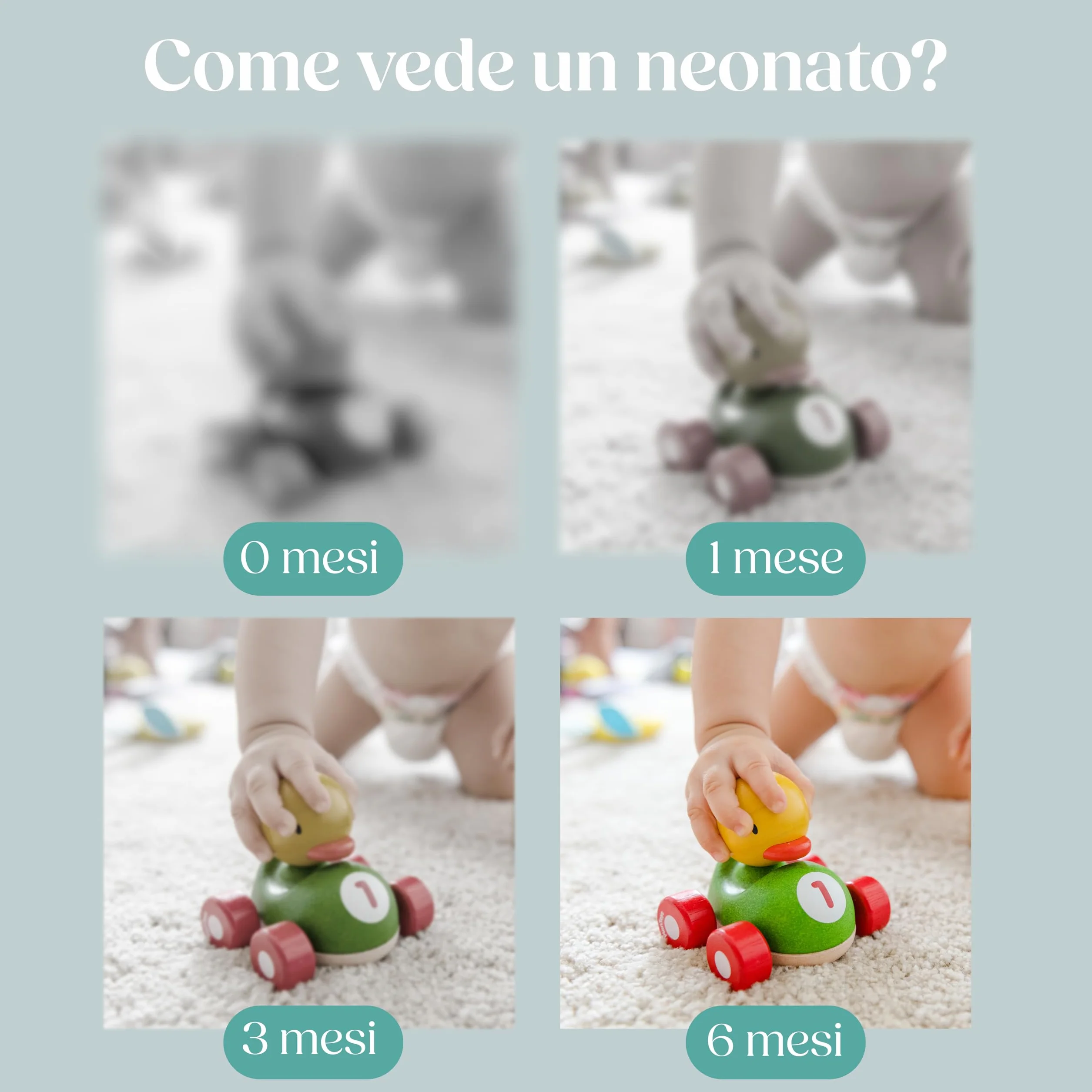 Libro Sensoriale Neonati con Specchio Teddy - Libro Bianco e Nero Stoffa Montessori, Ultra Morbido Lavabile per Sviluppo Visivo 0-12 Mesi