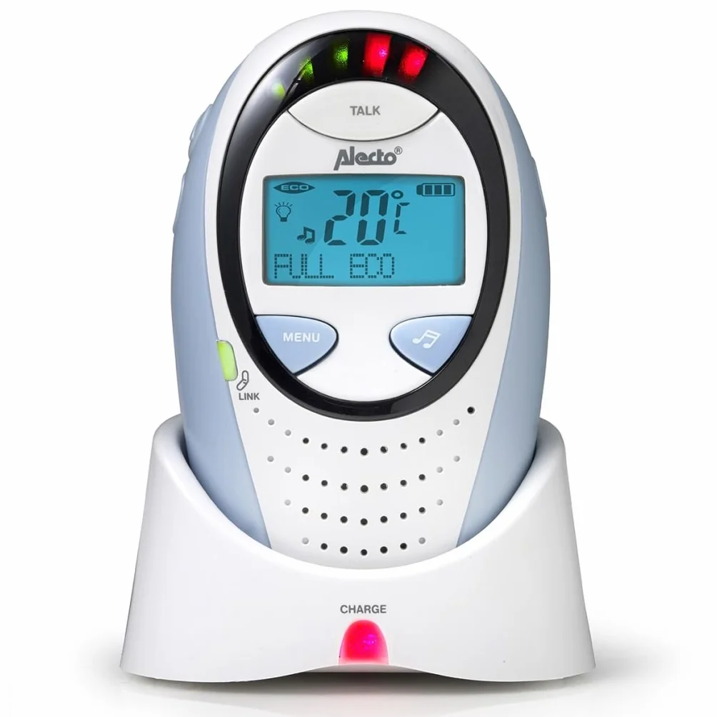 Alecto Bambino DBX-88 ECO DECT Baby Monitor Audio Babyphone con Connessione Sicura