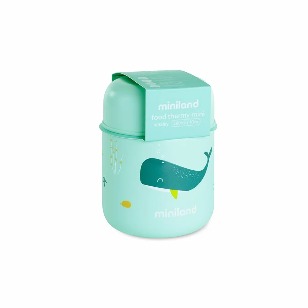 Miniland Thermos Bebè Alimenti 280ml Acciaio Inox Doppia Parete
