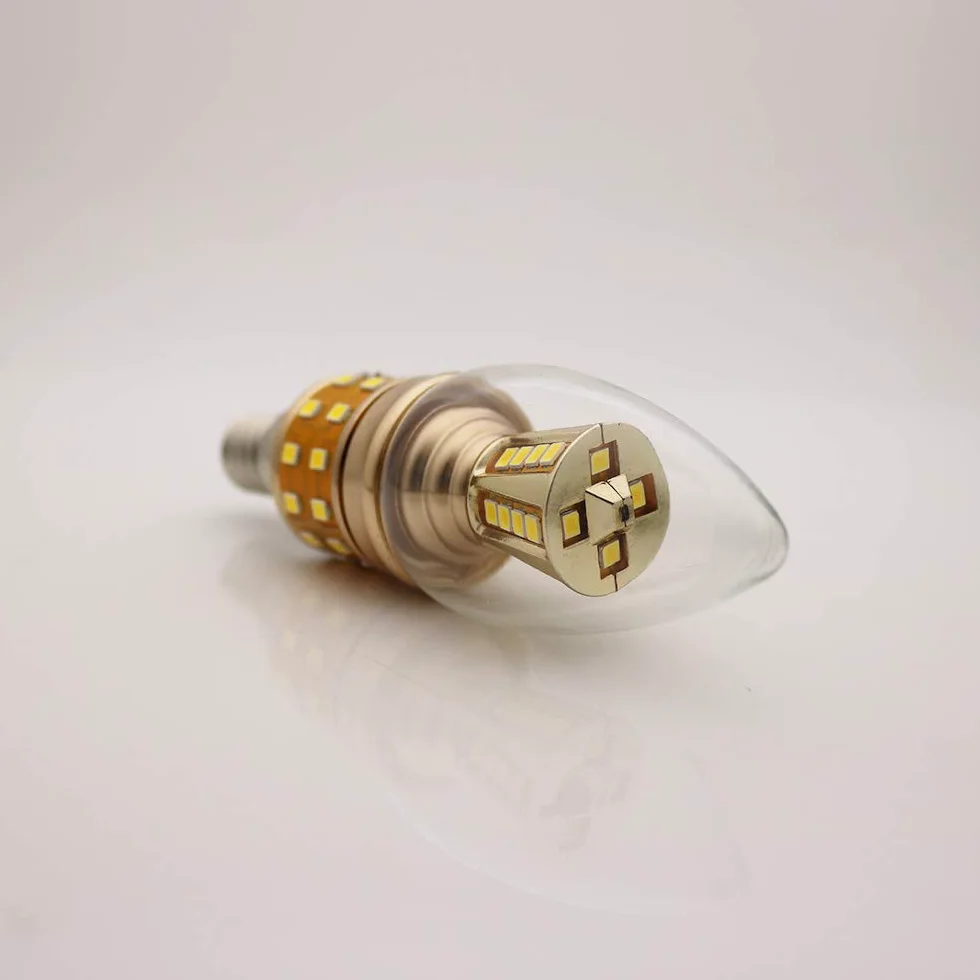 Lampada da Notte per Camera da Letto 20 lampadine a LED a Candela da 9 W C35 con Attacco E14, Bianco Caldo 2700 K, 850 lm, equivalenti a lampadine a incandescenza da 80 W