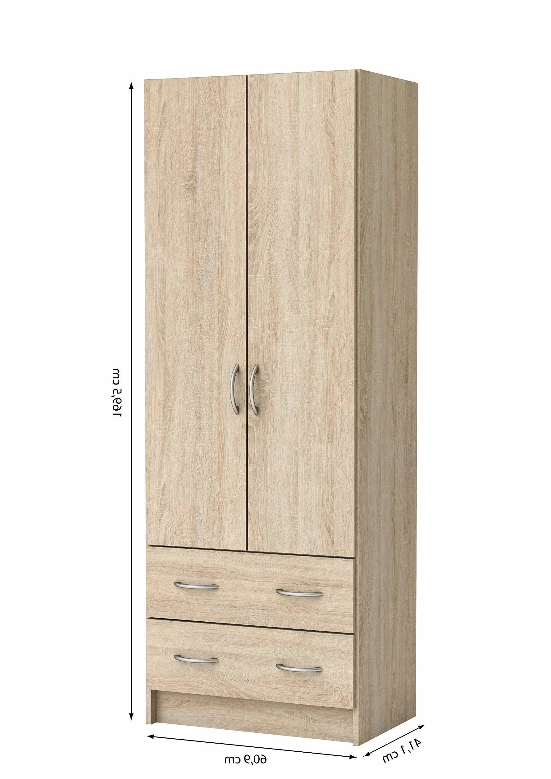 Demeyere Armadio a doppia lavanderia 61 x 169 x 41 cm spogliatoio cassettiera 55 x 11 x 31 cm Prodotto in Francia