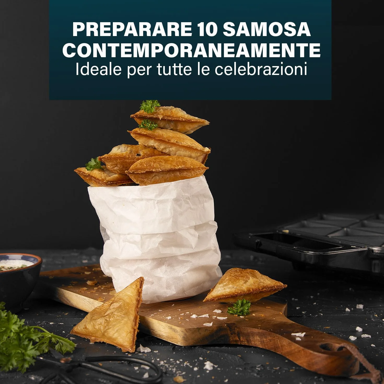 Princess Samosa Maker Snack 700W 24.5x19cm 10 Snack