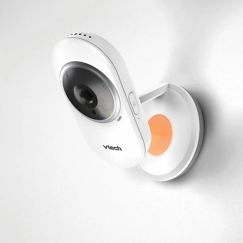 VTech Baby monitor BM3254 con videocamera, schermo LCD 2,8 pollici, luce notturna colori, comunicazione bidirezionale