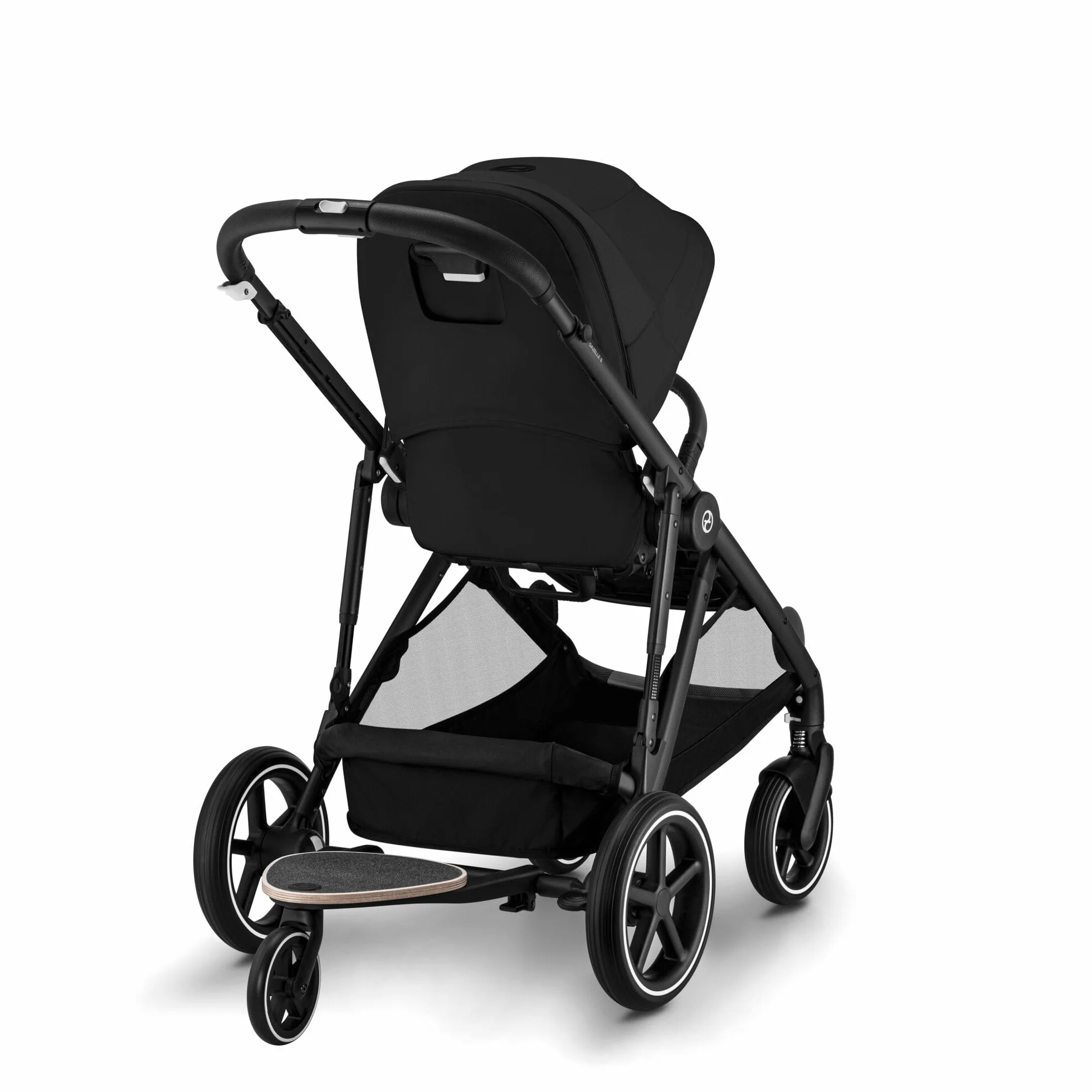 CYBEX Passeggino GAZELLE S Moon Black, all-in-1 22 kg, dalla nascita a 4 anni
