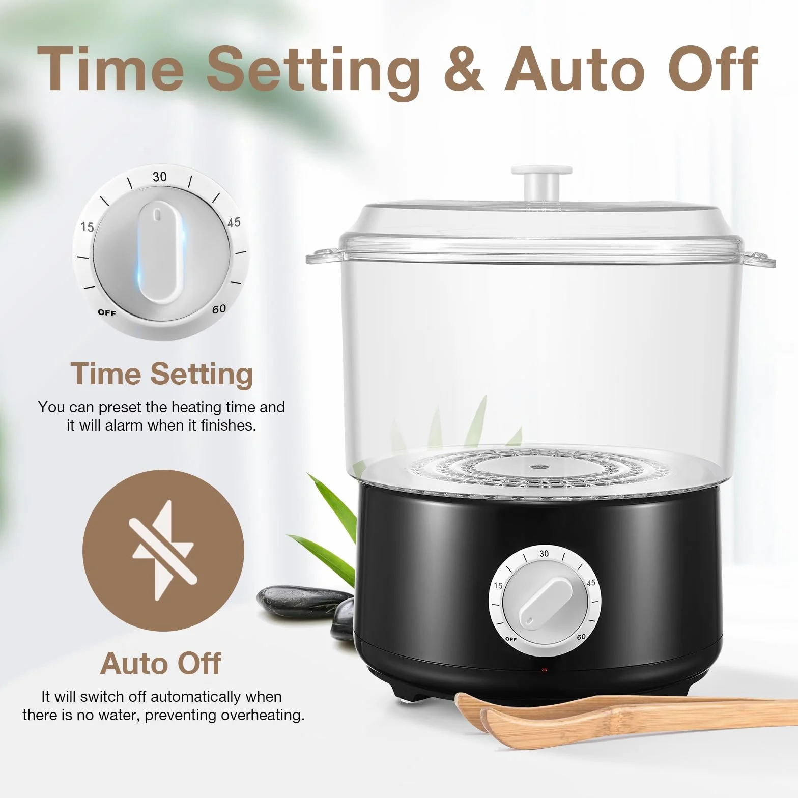 Scaldasalviette Elettrico Scalda Asciugamani con Clip, Riscaldamento Rapido 202 F, Grande Capacità per Spa Viso Salone