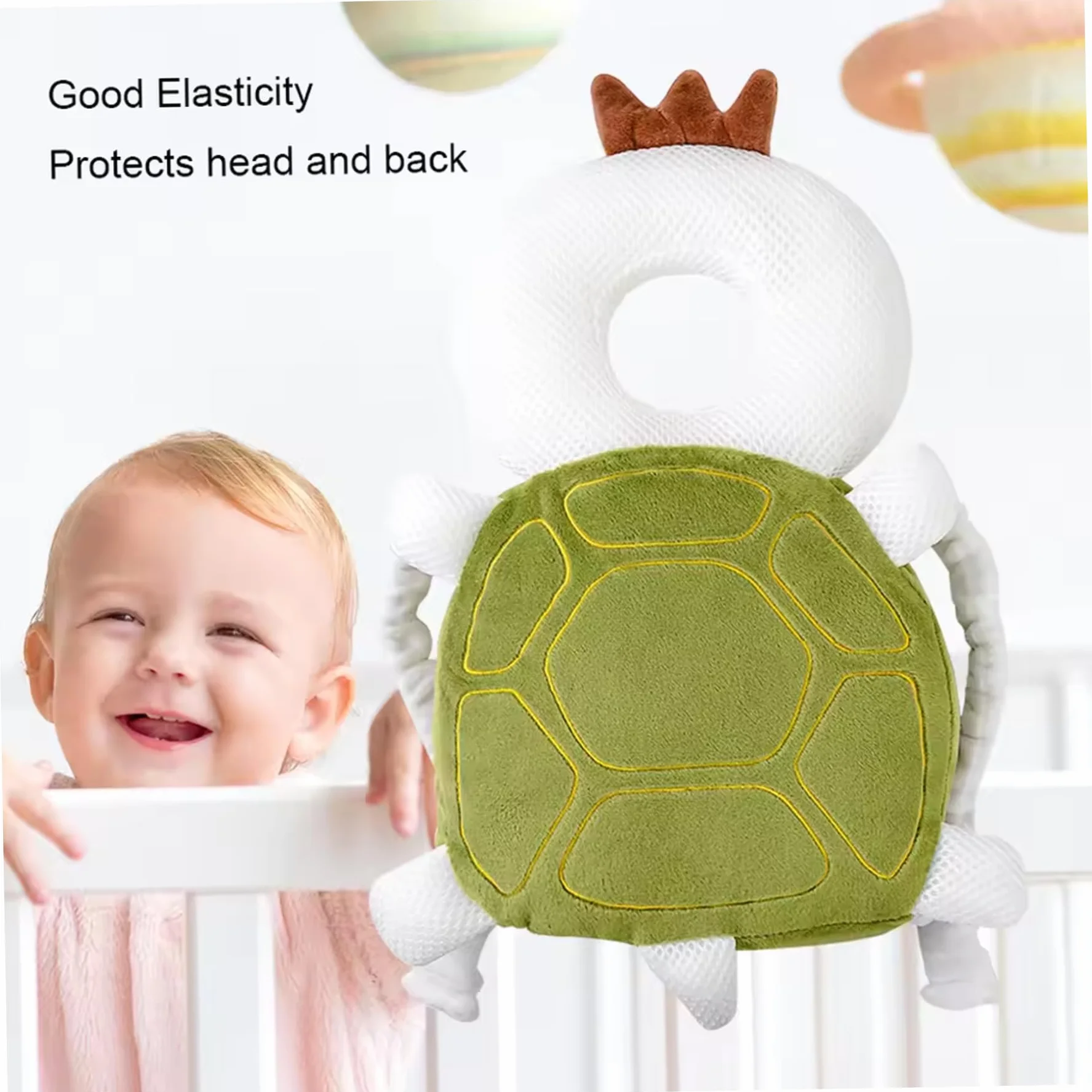 Zaino anticaduta per bambini con cuscino morbido protezione testa cinghia regolabile